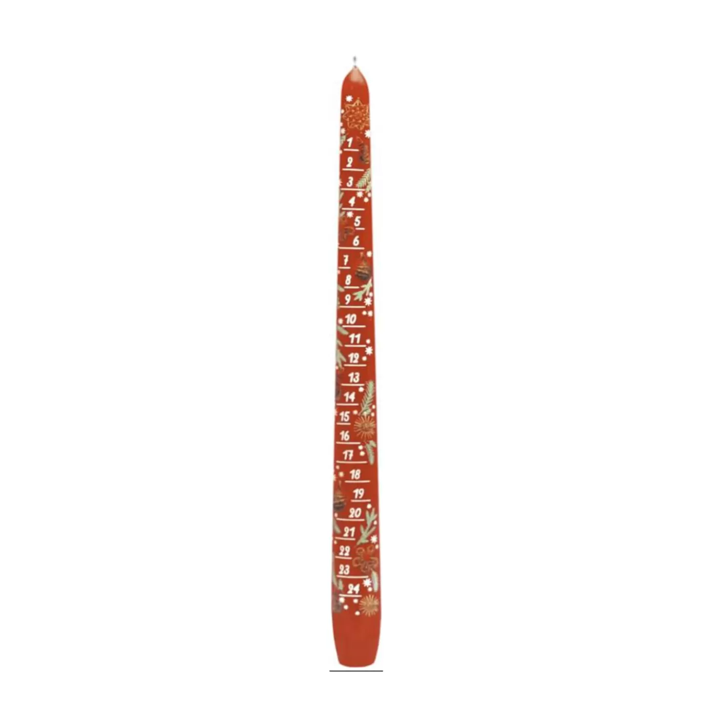 * Advent Decorations & Calendars>Advent Calendar Candle Red