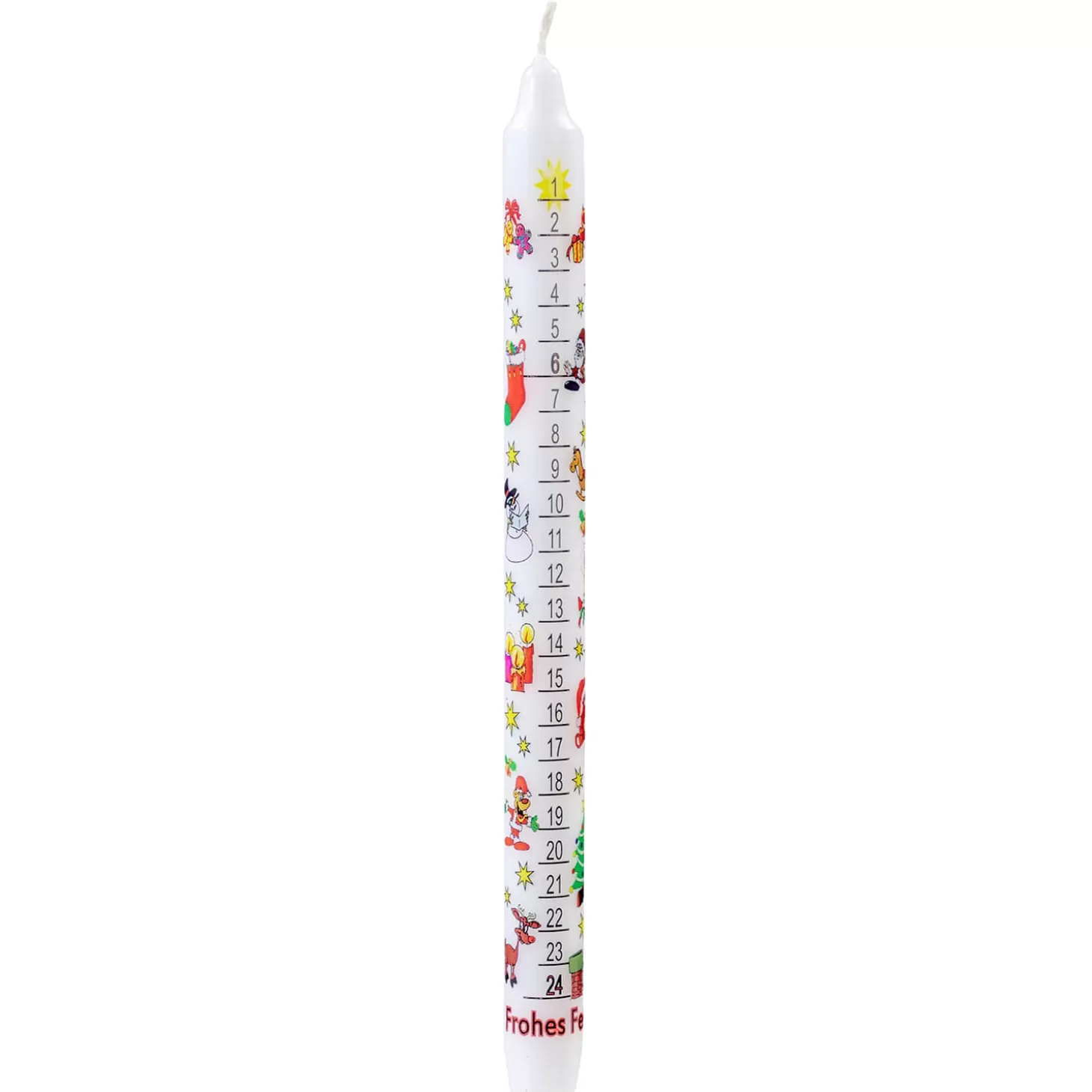 * Advent Decorations & Calendars>Advent Calendar Candle White