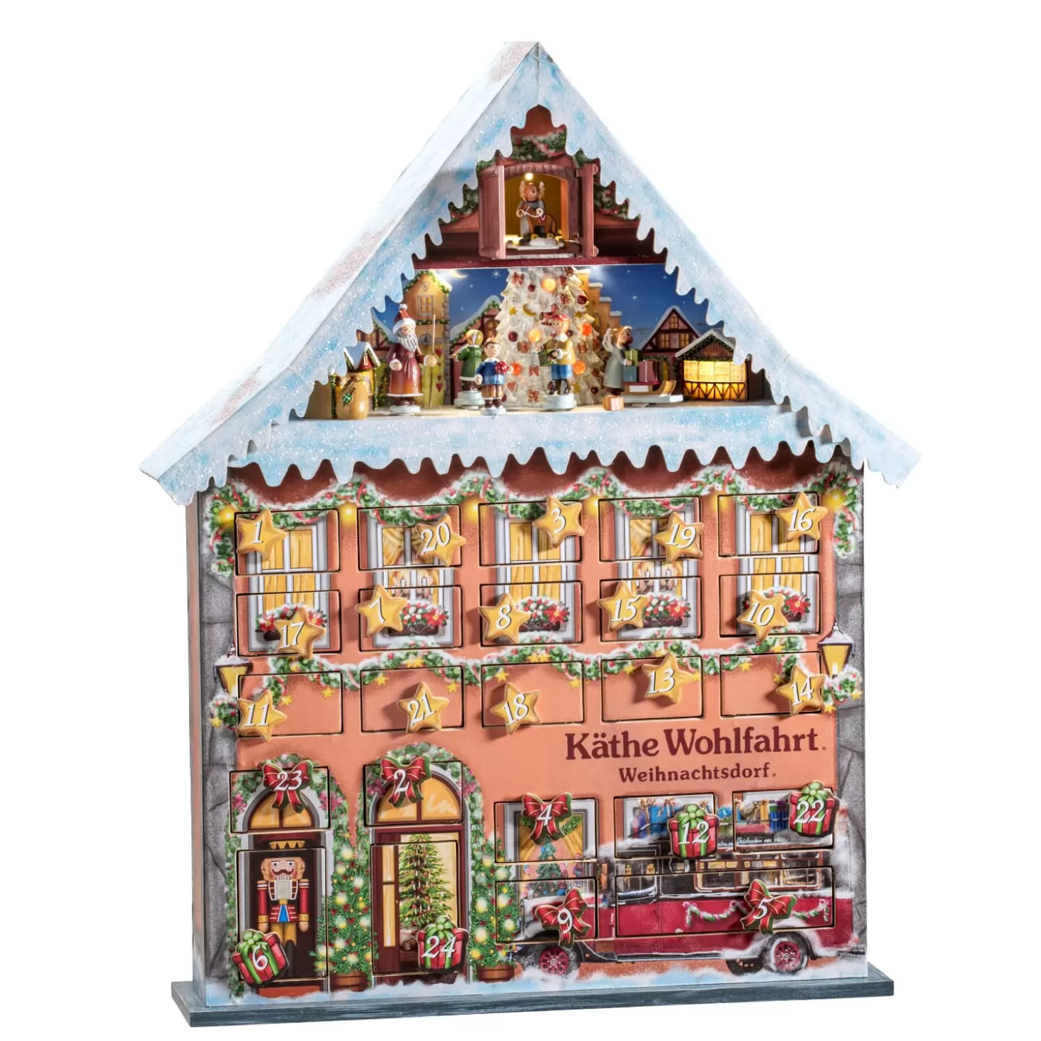 * Advent Decorations & Calendars>Advent Calendar House "Weihnachtsdorf"