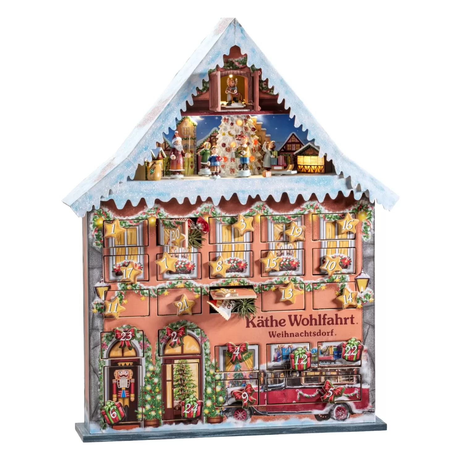 * Advent Decorations & Calendars>Advent Calendar House "Weihnachtsdorf"