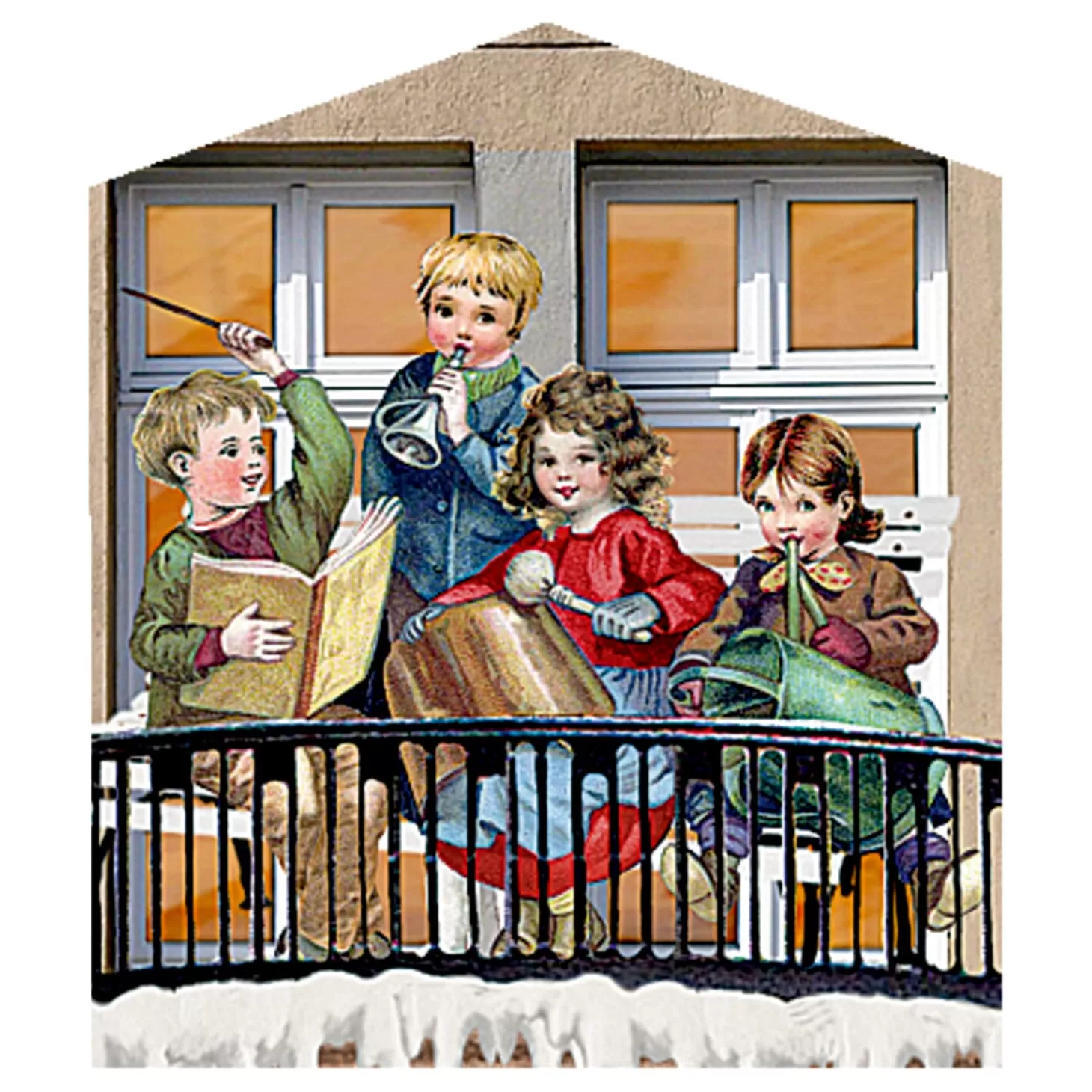 * Advent Decorations & Calendars>Advent Calendar "Street With Christmas Shops"
