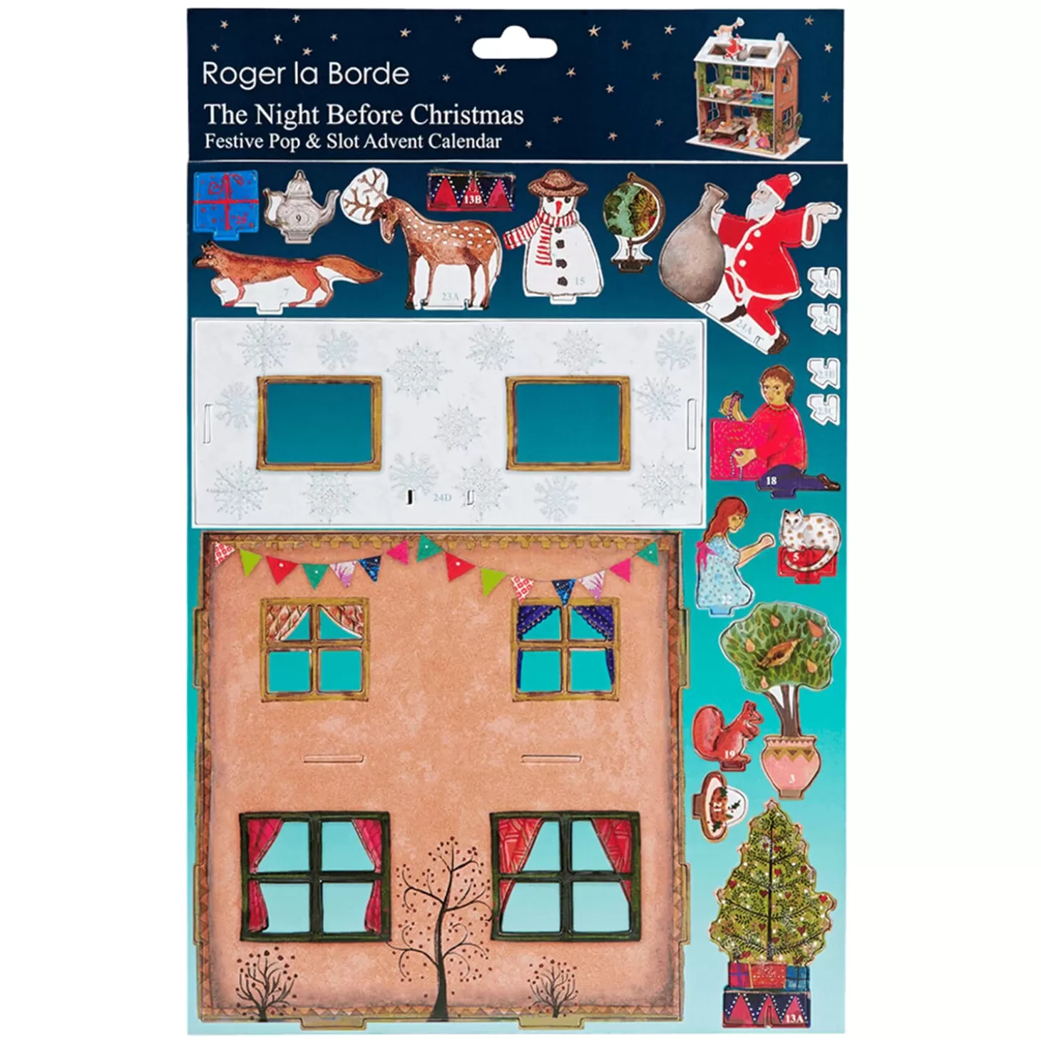 * Advent Decorations & Calendars>Advent Calendar "The Night Before Christmas"