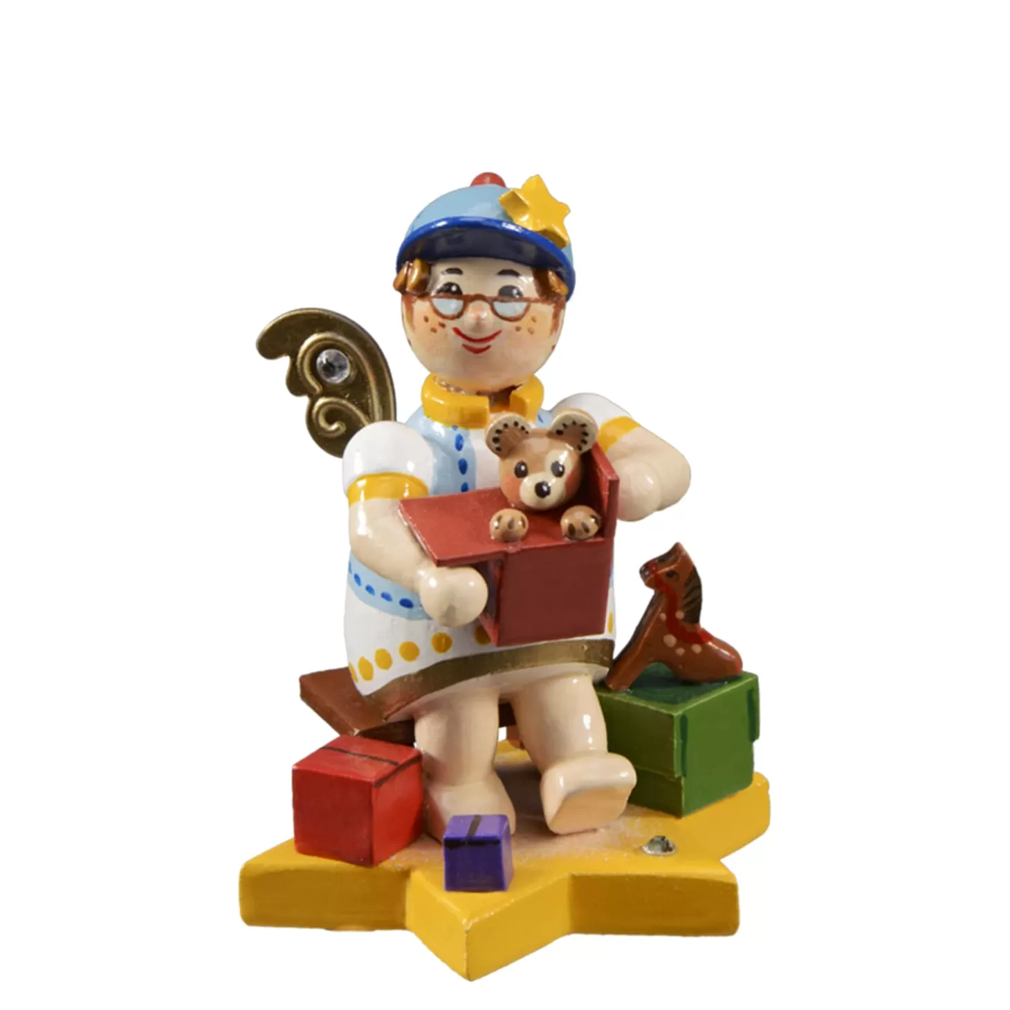 * Kathe's Original Figurines>Annual Angel 2013 "Gift Giving Time"