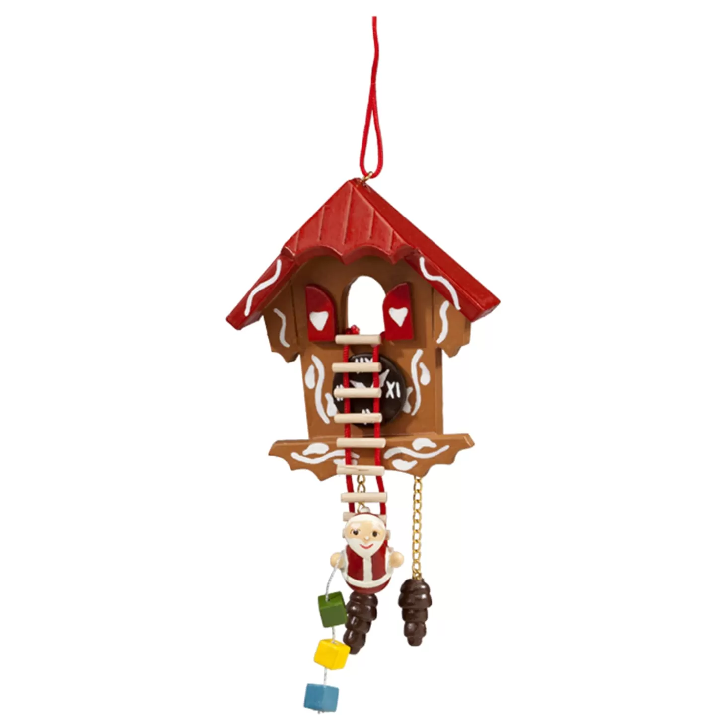 * Wood Tree Decorations>Cuckoo Clock
