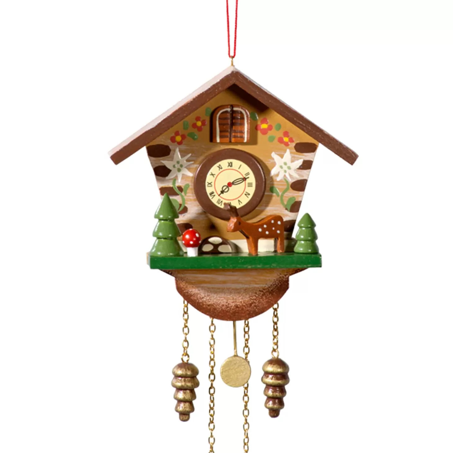 * Wood Tree Decorations>Cuckoo Clock