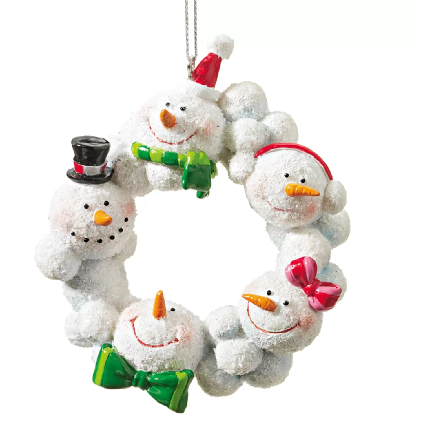 * Advent Decorations & Calendars>Door Wreath "Round Dance Of Snowmen"