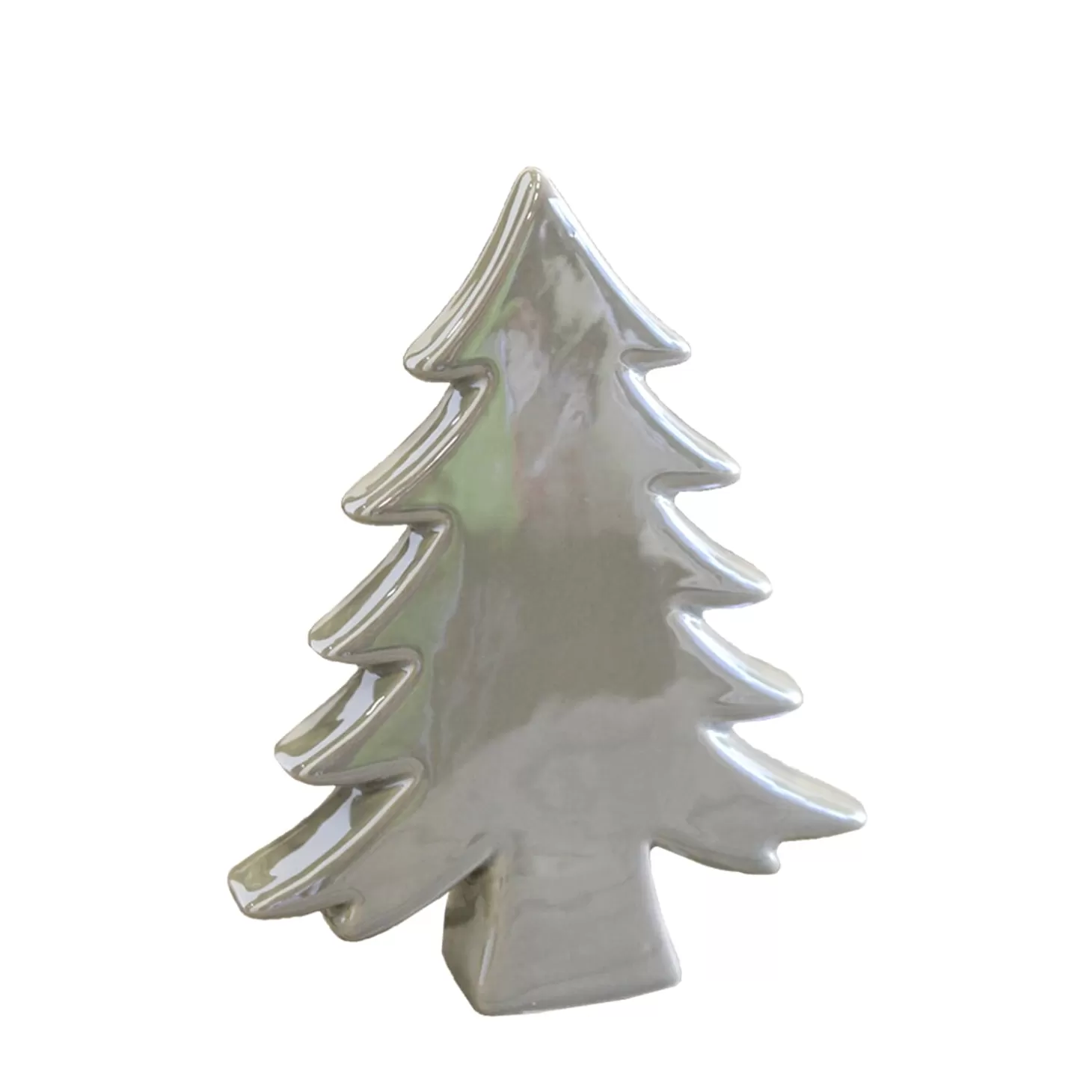 * Decorative Figurines>Fir Tree, Grey, 6.3 Inch