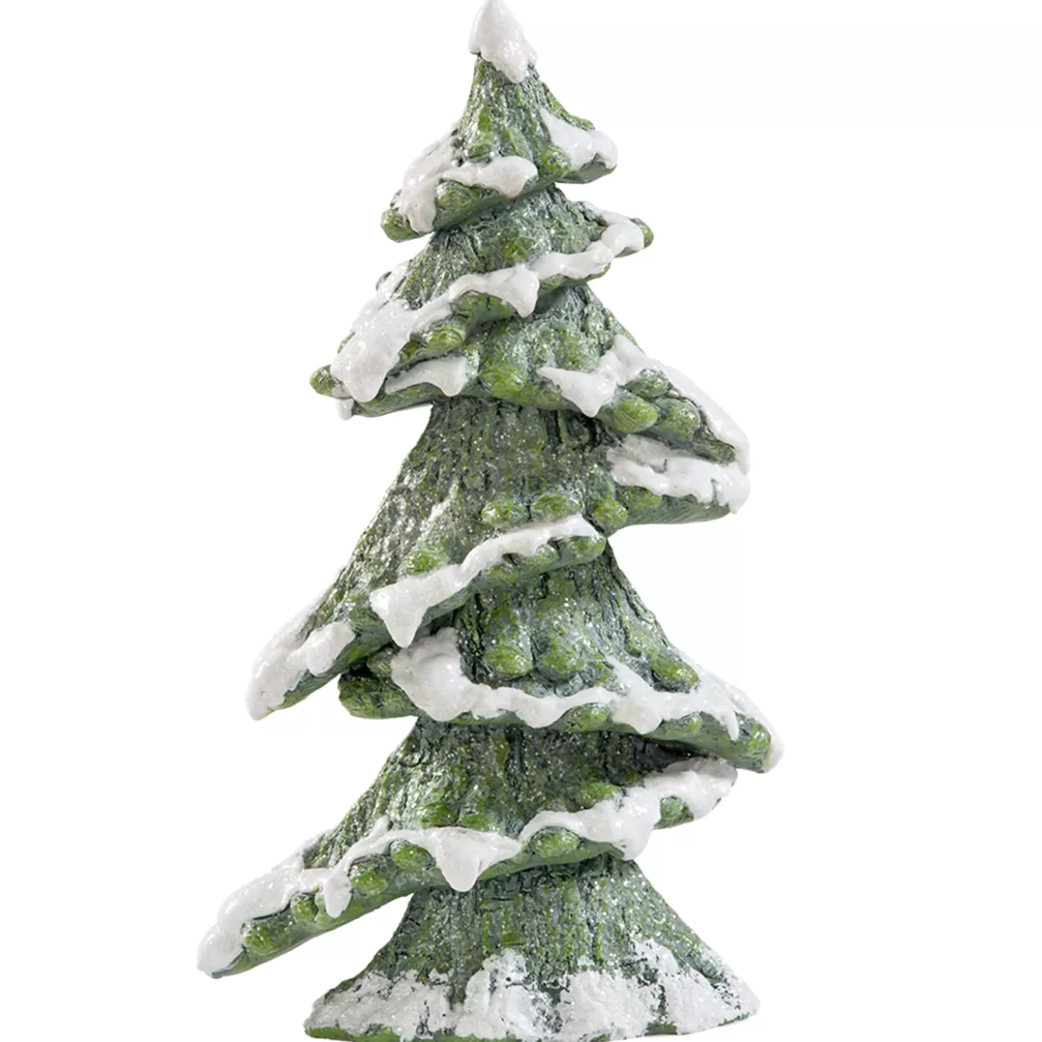 * Decorative Figurines>Fir Tree With Snow, 10.4 Inch