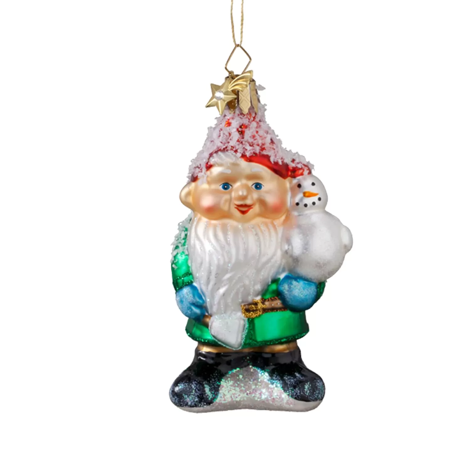 Poesie in Glas Glass Tree Decorations>Garden Gnome