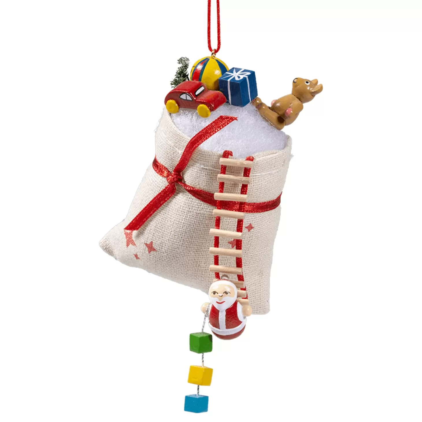 * Wood Tree Decorations>Gifts Sack