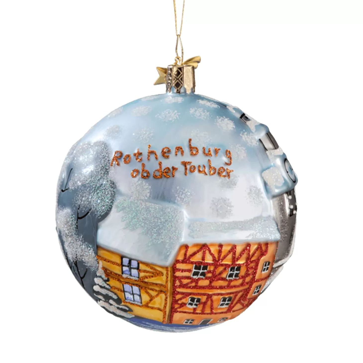 Poesie in Glas Rothenburg Souvenirs>Glass Sphere Rothenburg Ob Der Tauber