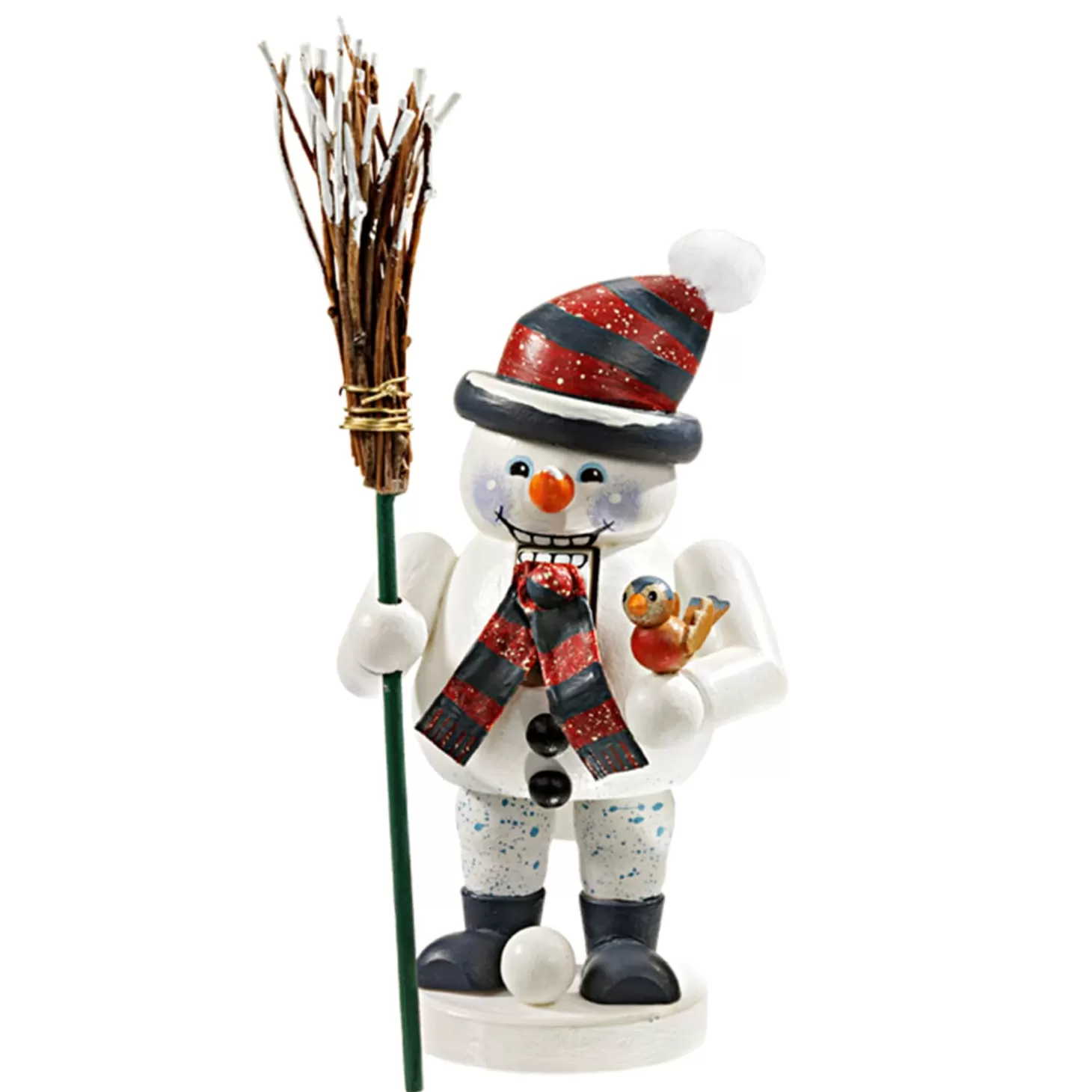 * Nutcrackers>Holzknackl "Snowman", 6.3 Inch