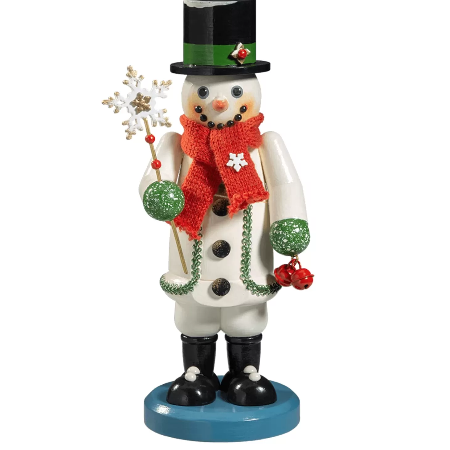 * Nutcrackers>Holzknackl "Snowman", 9.2 Inch