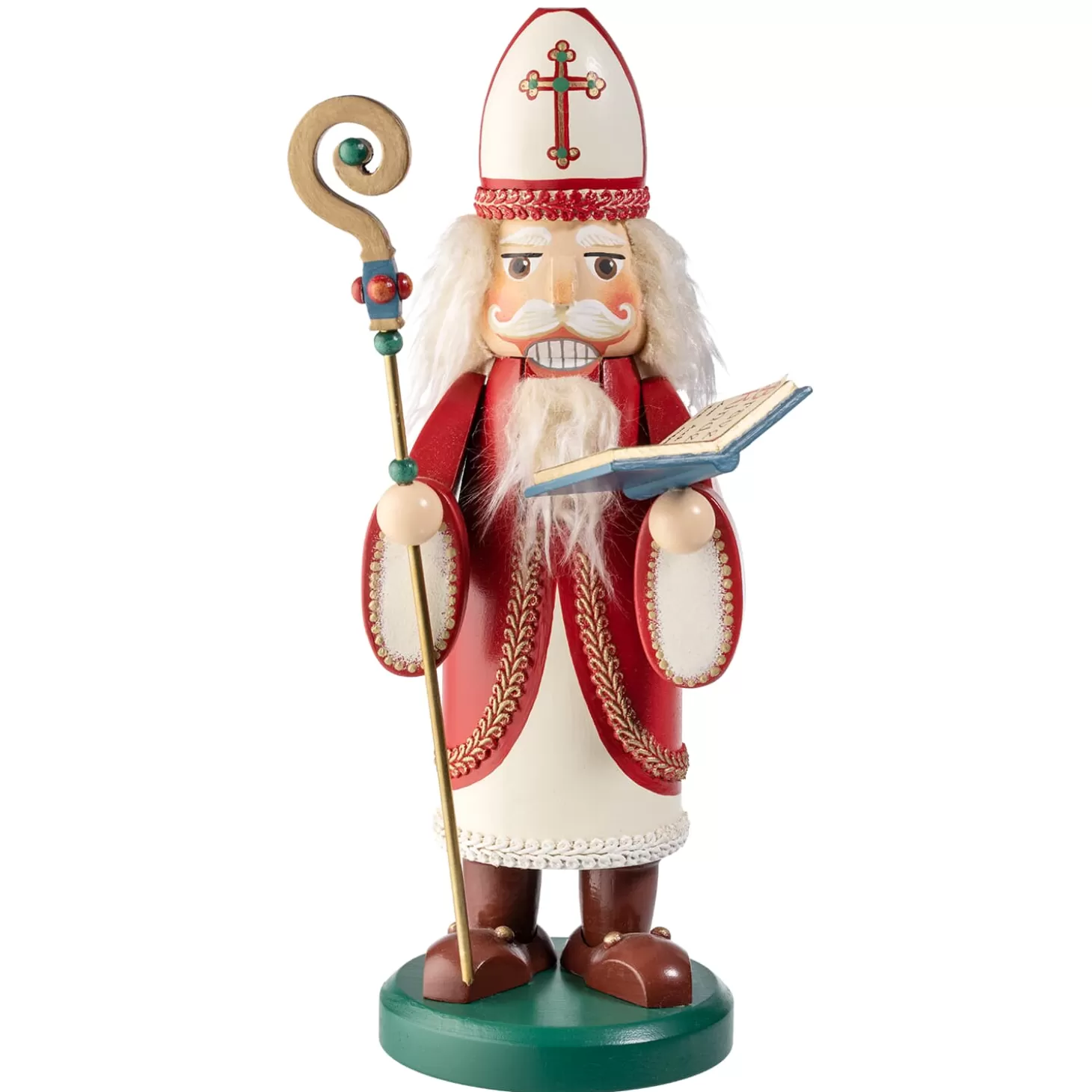 * Nutcrackers>Holzknackl "St. Nicolas", 9.84 Inch