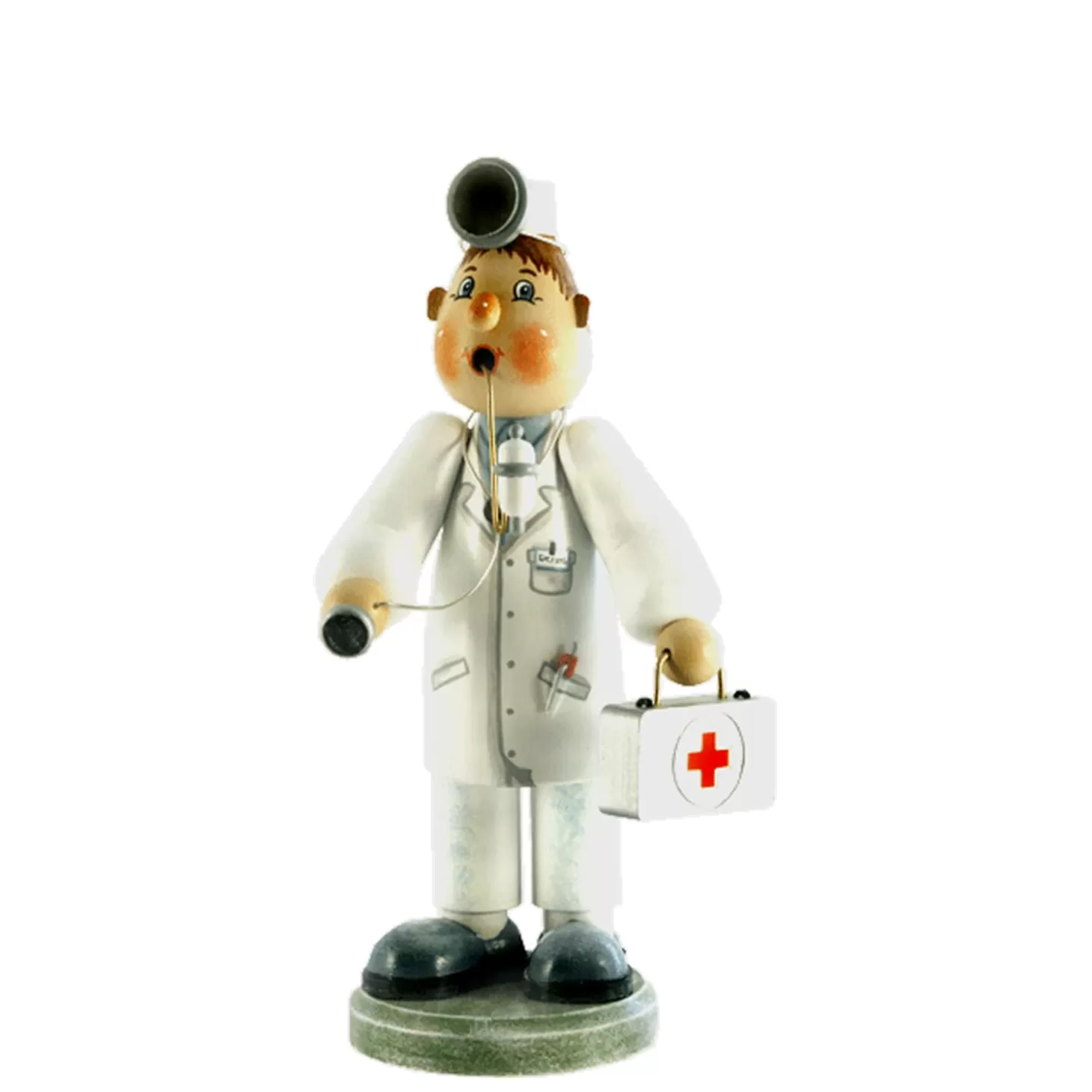 * Incense Smokers>Holzknoddl "Doctor", Incense Smoker