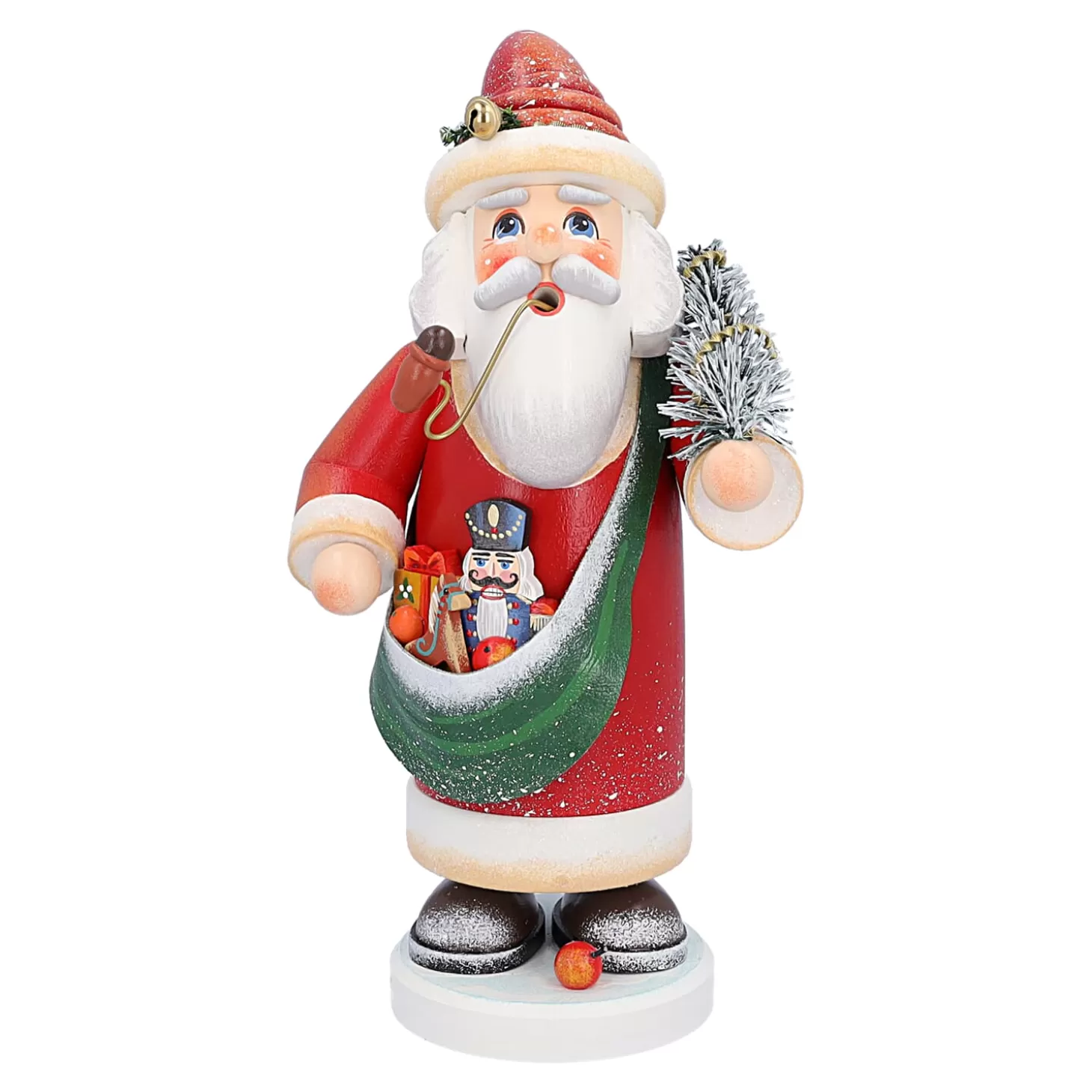 * Incense Smokers>Holzknoddl "Nostalgic Father Christmas", Incense Smoker