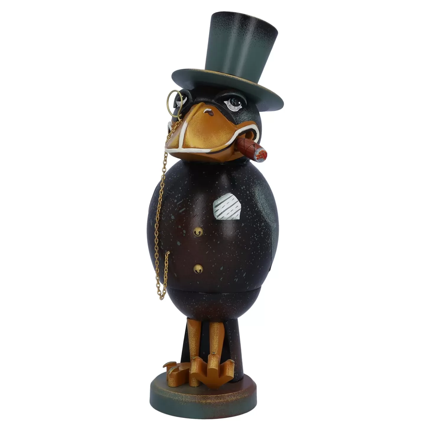 * Incense Smokers>Holzknoddl "Raven", Incense Smoker