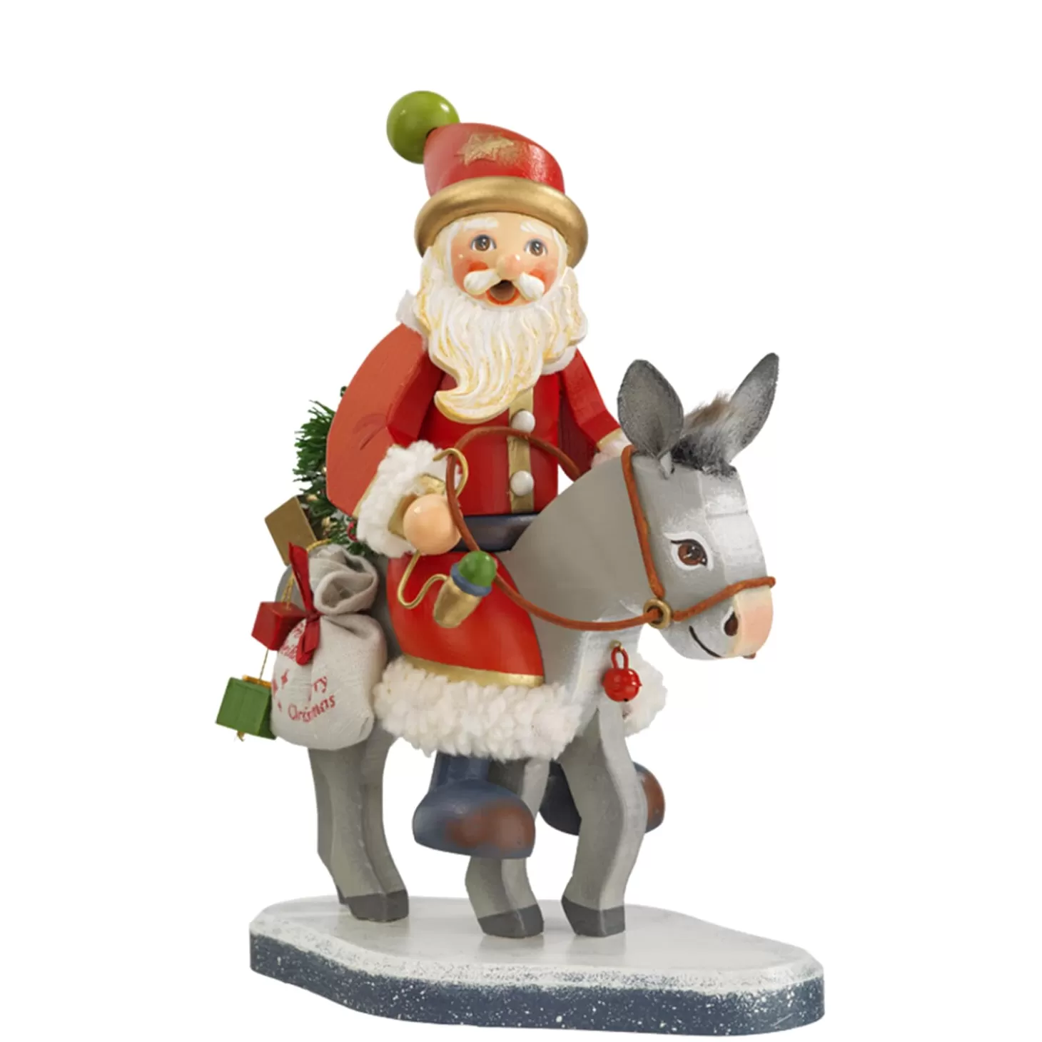 * Incense Smokers>Holzknoddl "Santa's Donkey", Incense Smoker