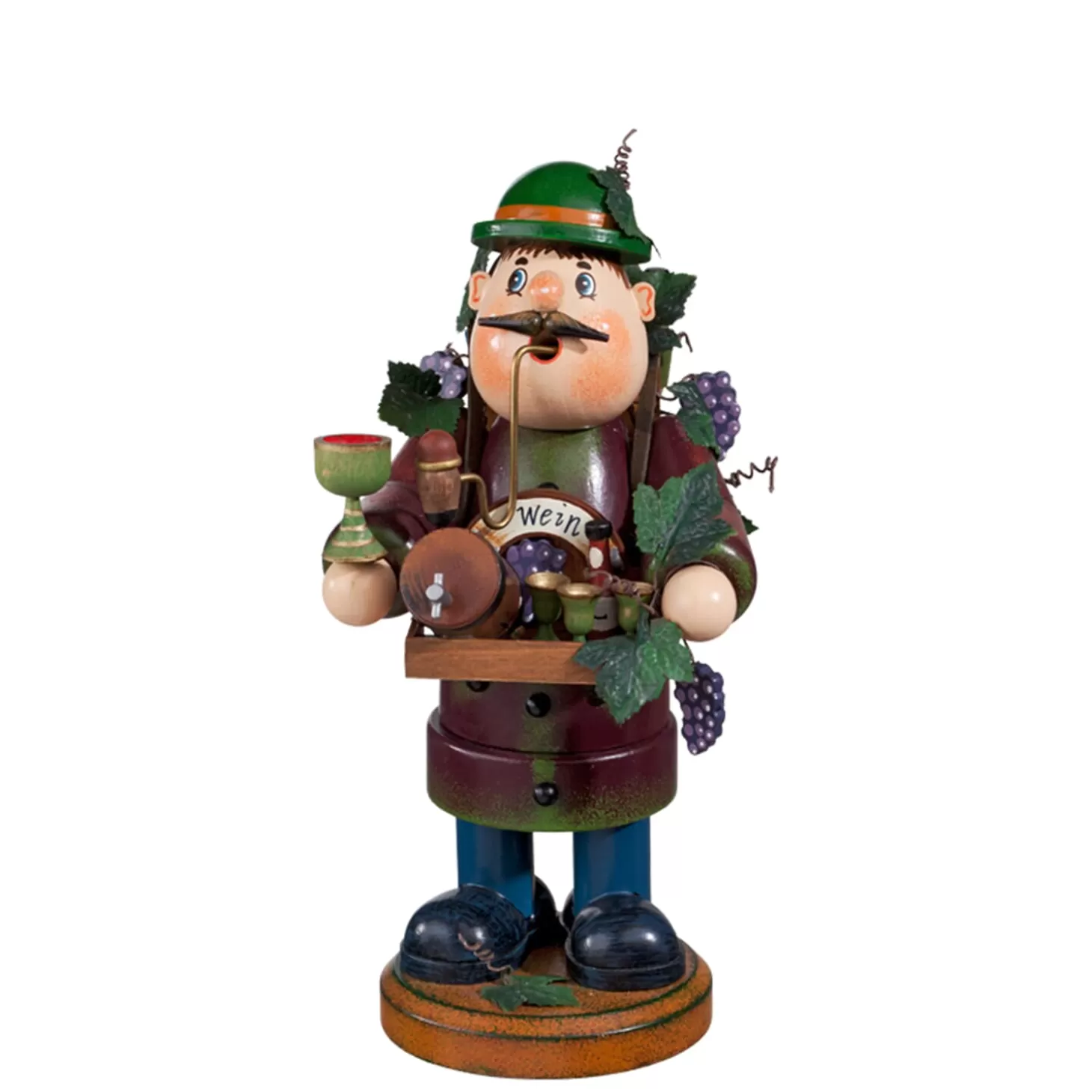 * Germany Souvenirs>Holzknoddl "Wine Merchant", Incense Smoker