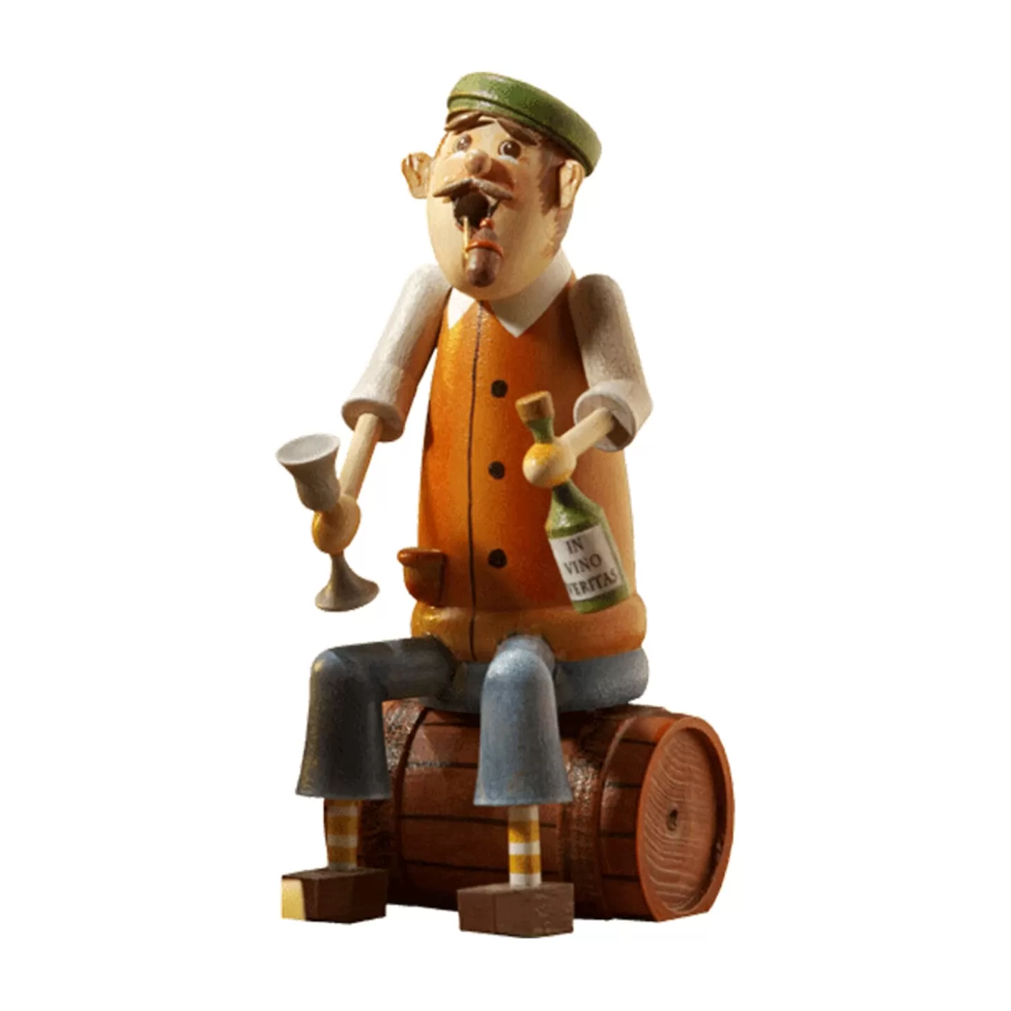 * Germany Souvenirs>Holzmannl "Winemaker", Incense Smoker