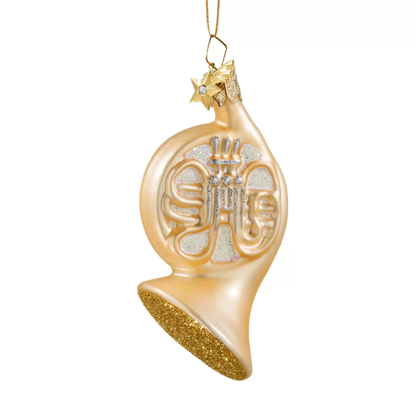 Poesie in Glas Glass Tree Decorations>Horn