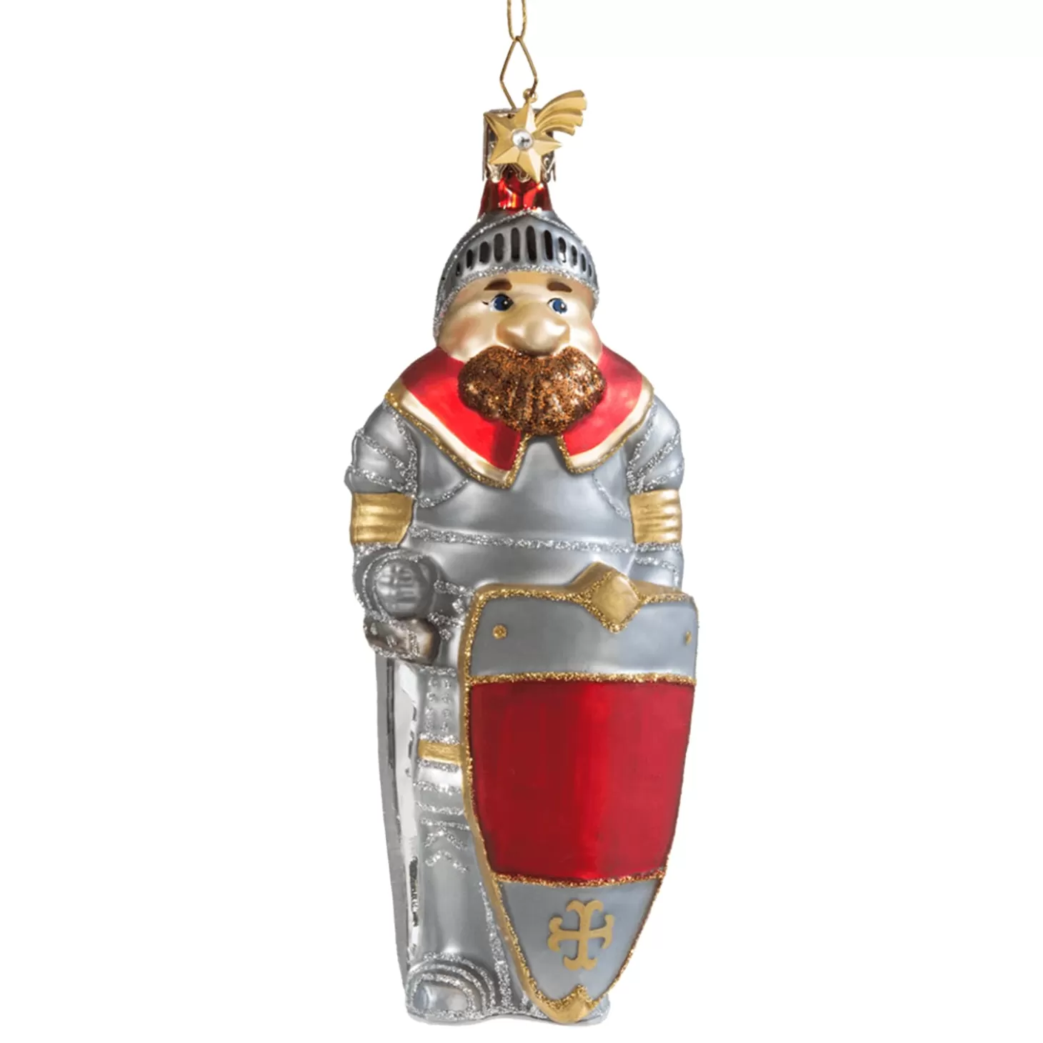 Poesie in Glas Glass Tree Decorations>Knight