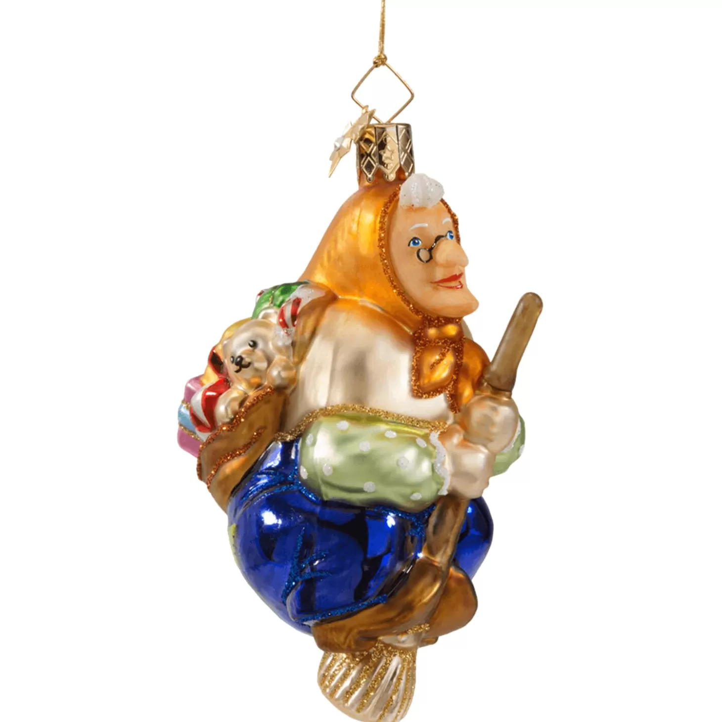 Poesie in Glas Glass Tree Decorations>La Befana Witch