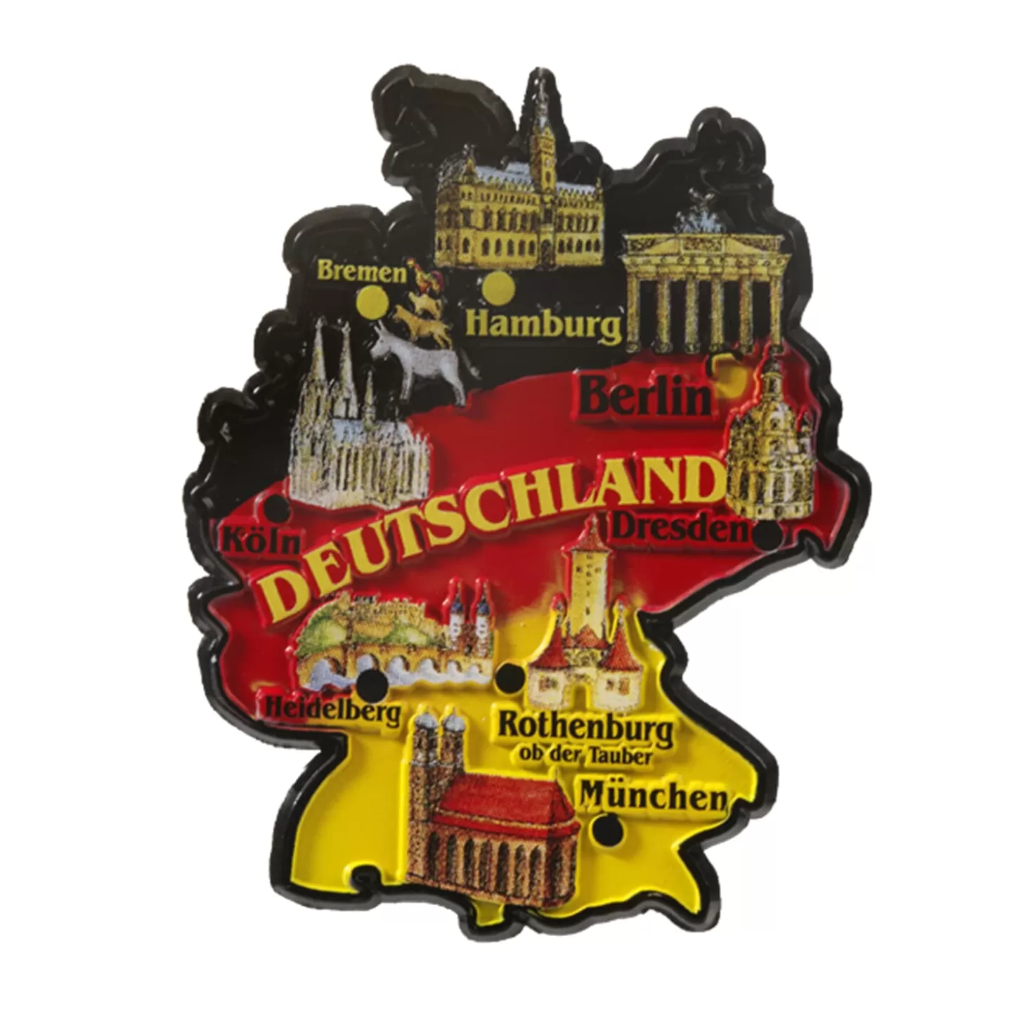 * Germany Souvenirs>Magnet "Gemany Map"