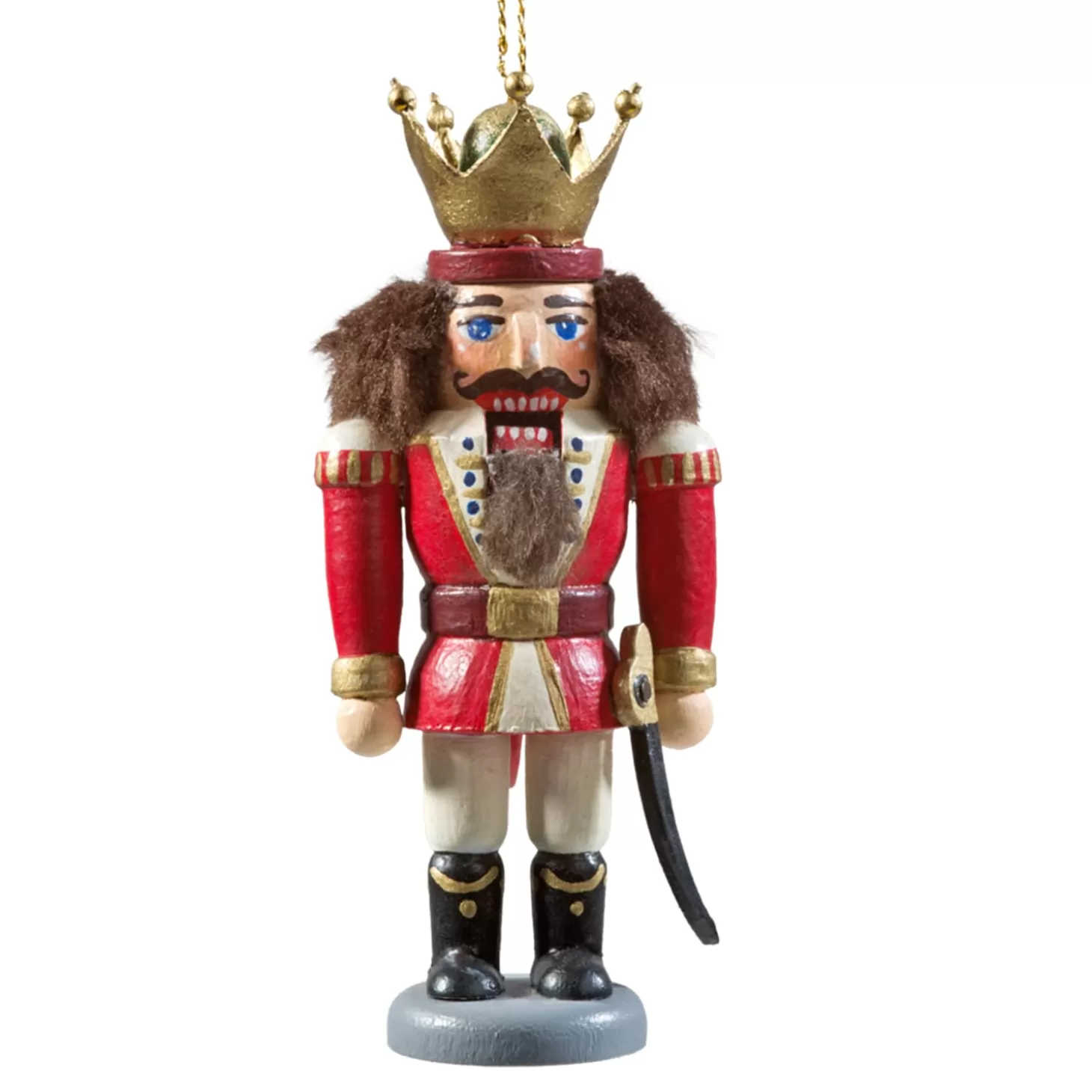 * Nutcrackers>Miniknackl "Nutcracker King", 3.9 Inch