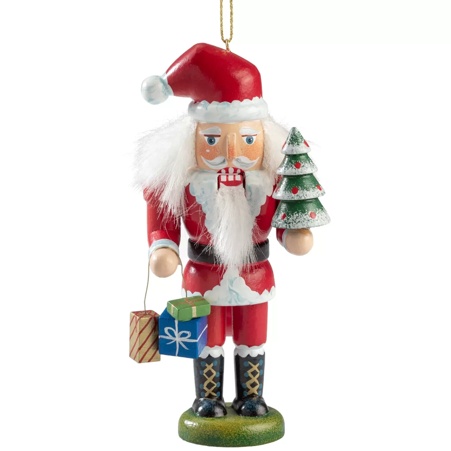 * Nutcrackers>Miniknackl "Santa Claus", 3.7 Inch