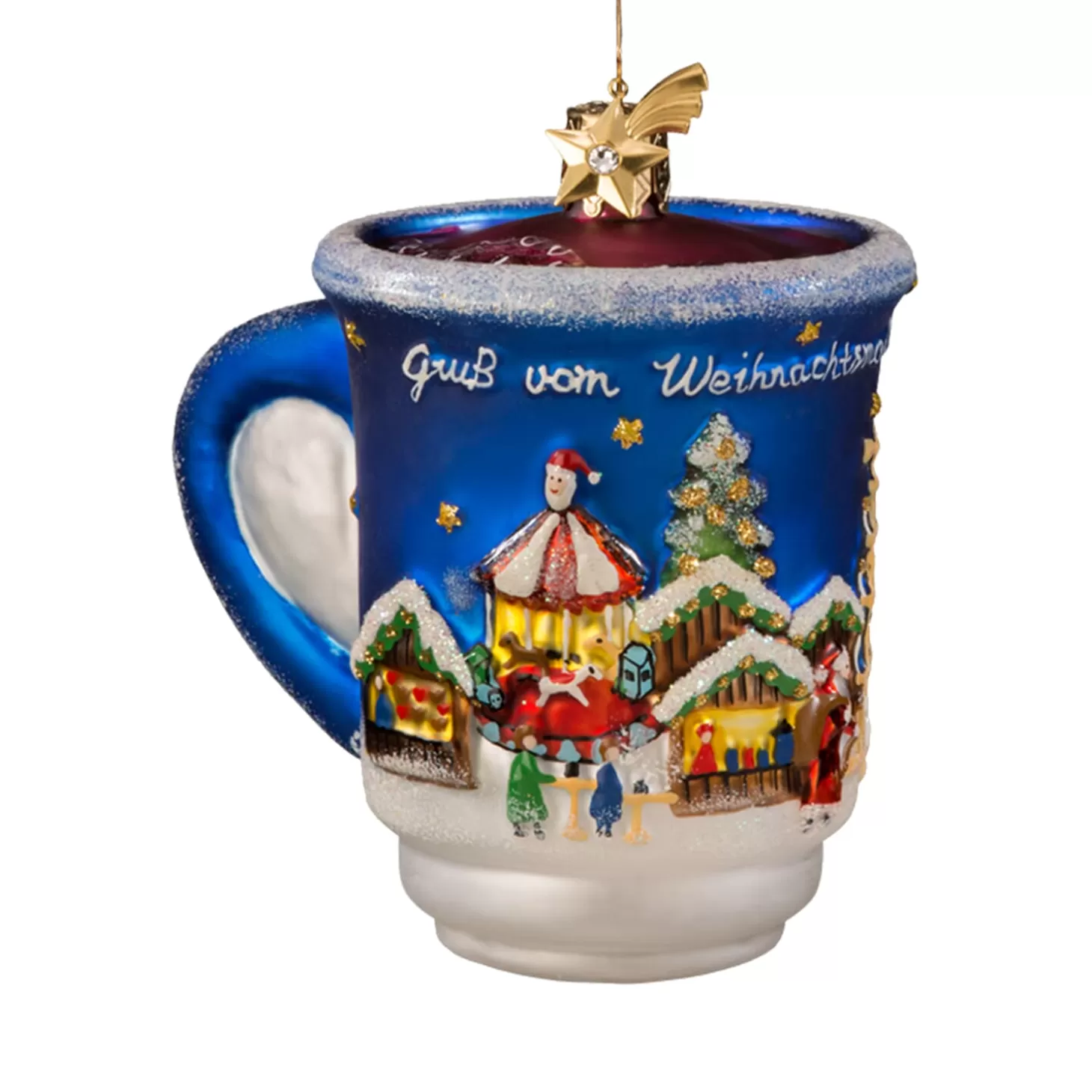 Poesie in Glas Glass Tree Decorations>Mulled Wine Cup