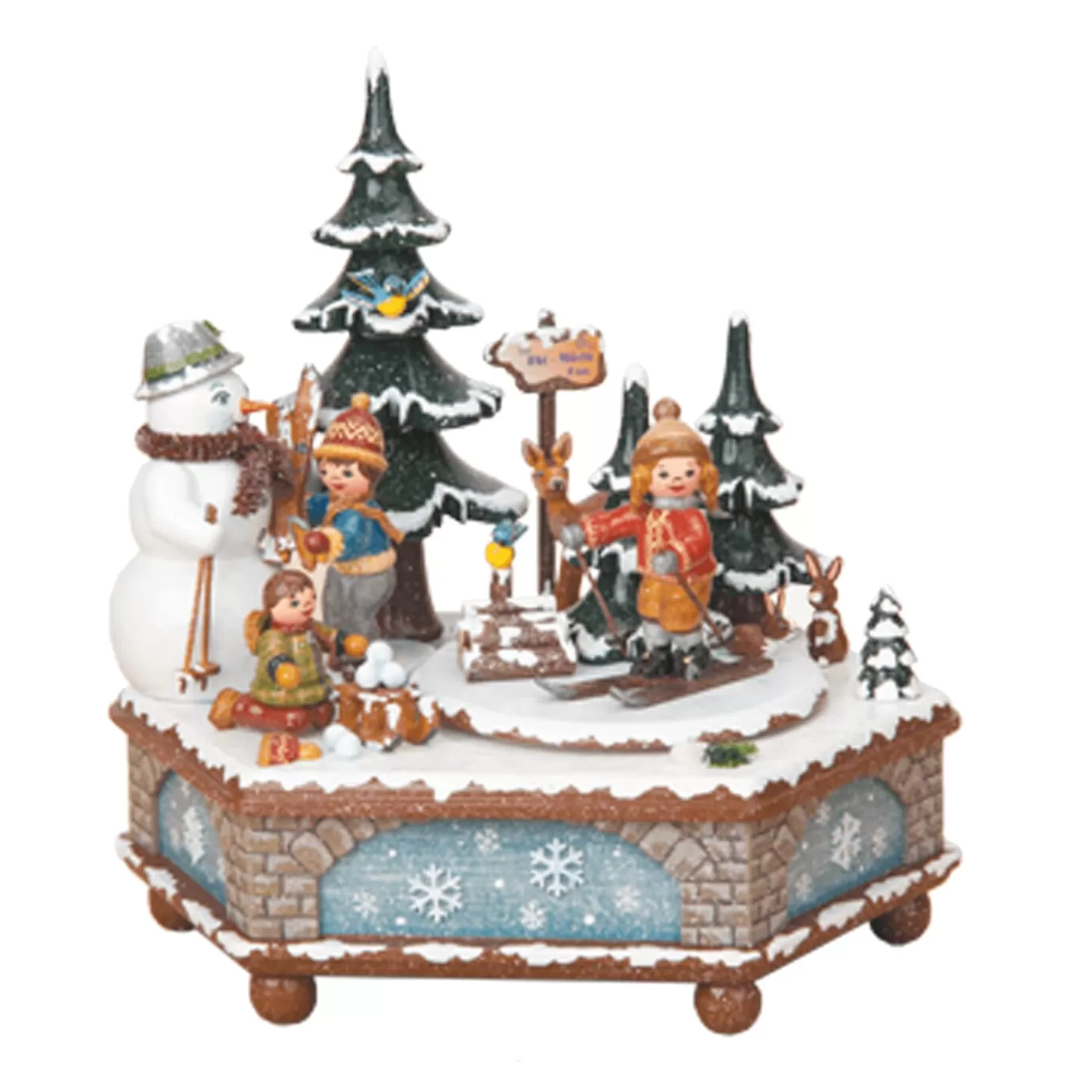 Hubrig Volkskunst Music Boxes>Music Box "Winter Time"