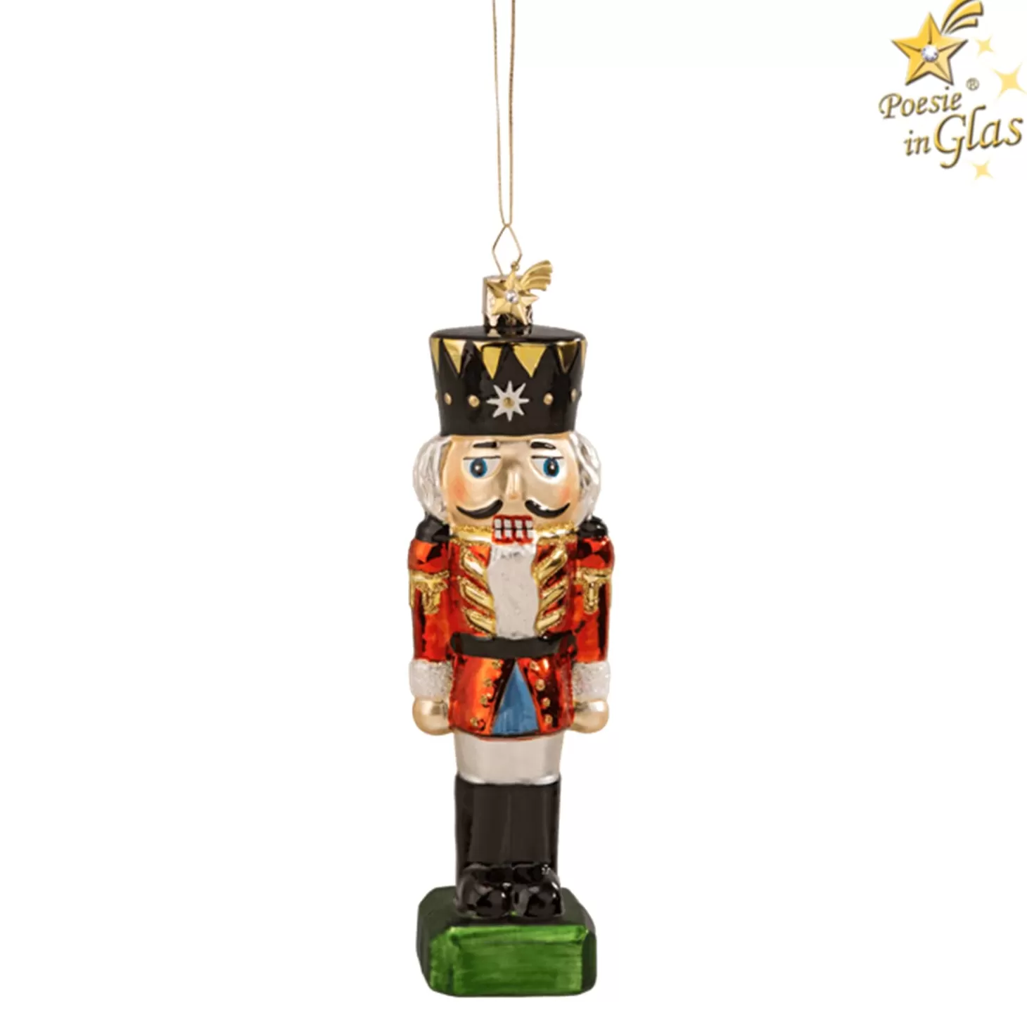 Poesie in Glas Glass Tree Decorations>Nutcracker