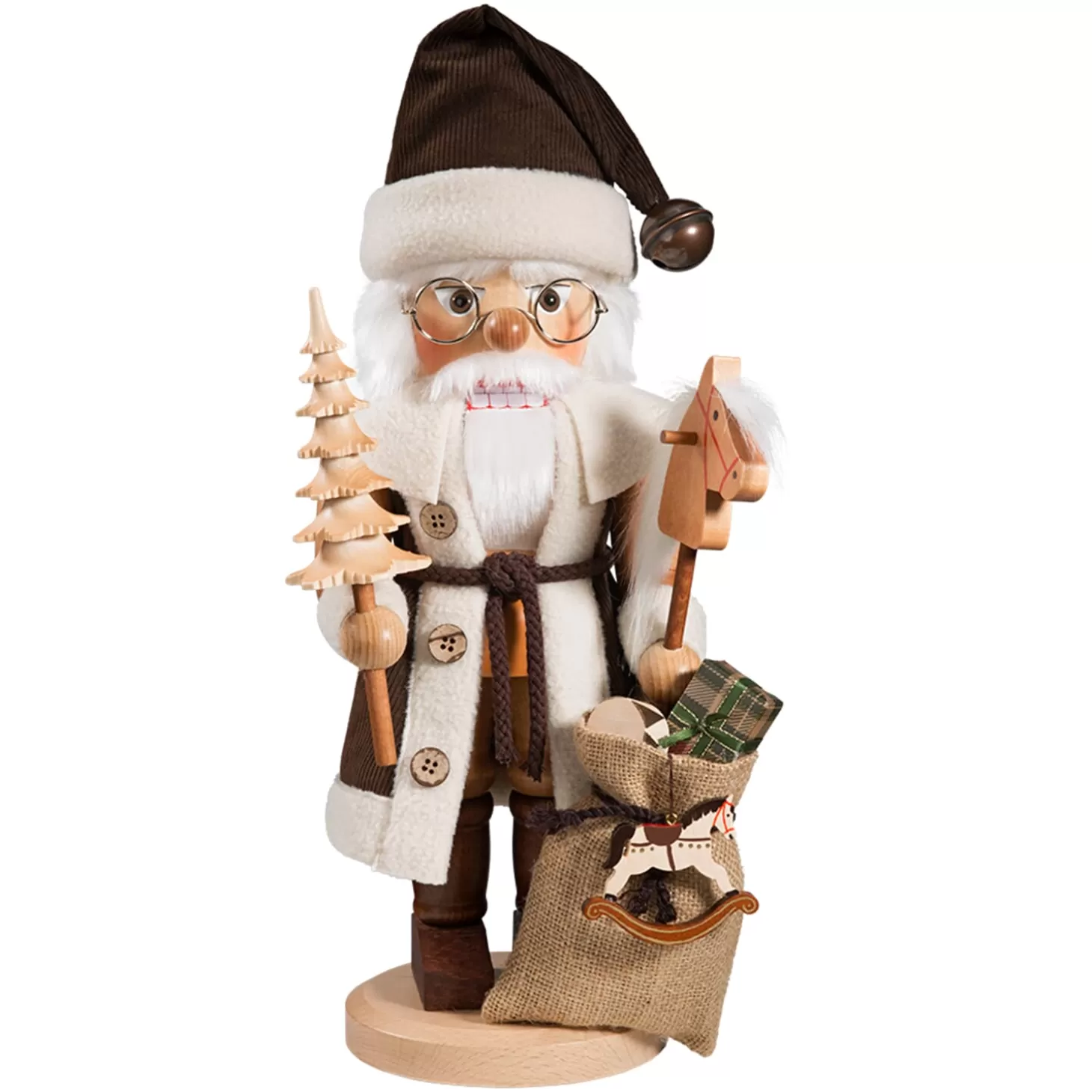 Christian ULBRICHT Nutcrackers>Nutcracker "Santa Claus With Big Gift Bag", 16.3 Inch