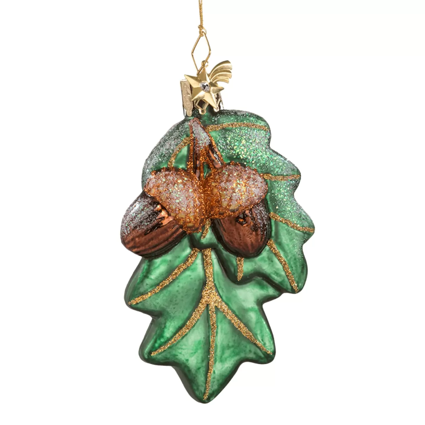 Poesie in Glas Glass Tree Decorations>Oak Leaf