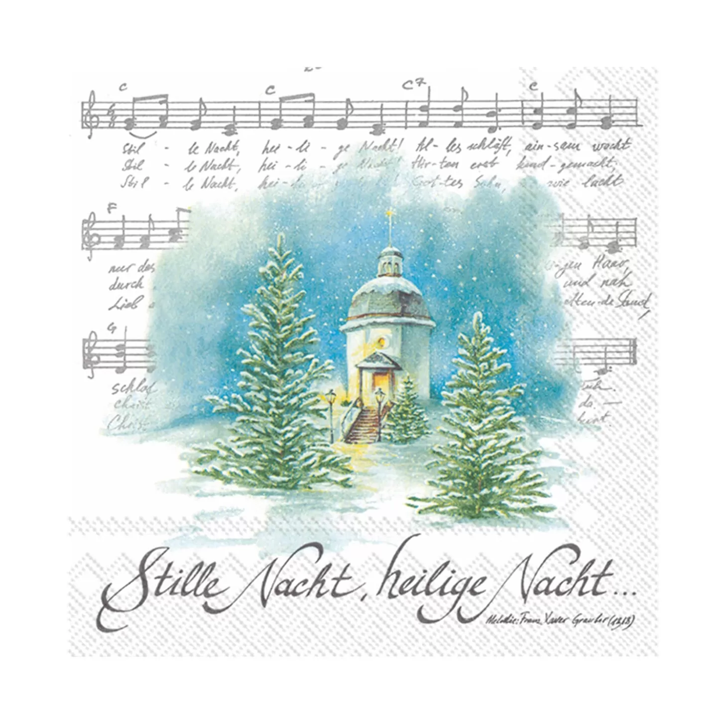 * Table Decorations>Paper Napkins "Silent Night"