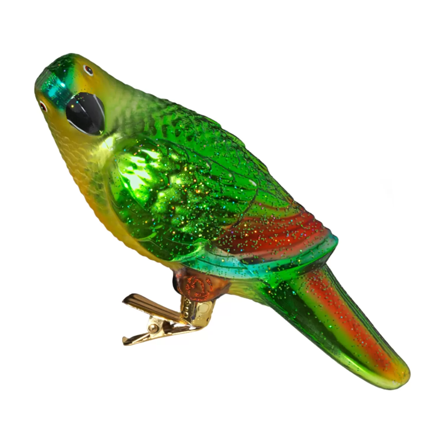 Poesie in Glas Glass Tree Decorations>Parrot