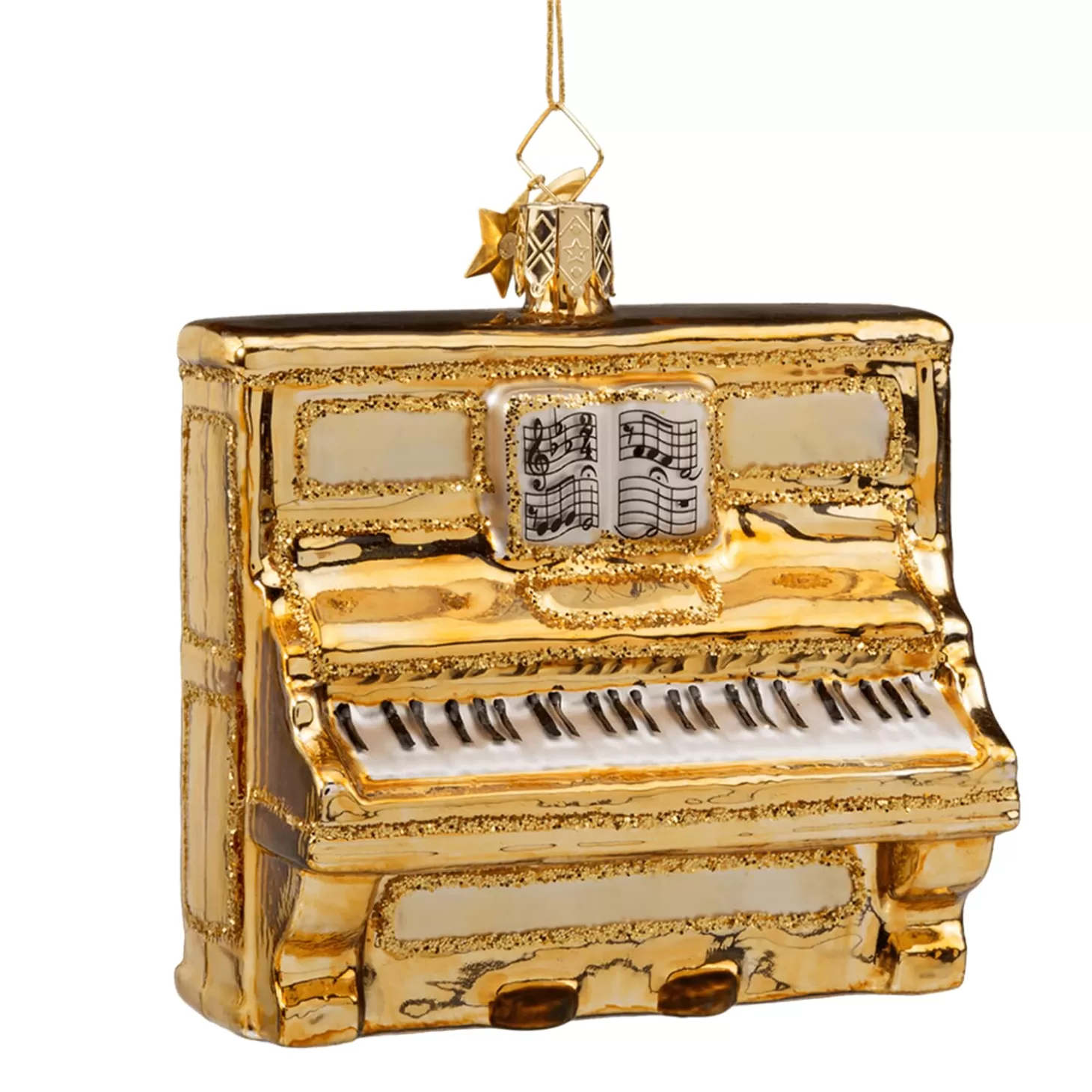 Poesie in Glas Glass Tree Decorations>Piano