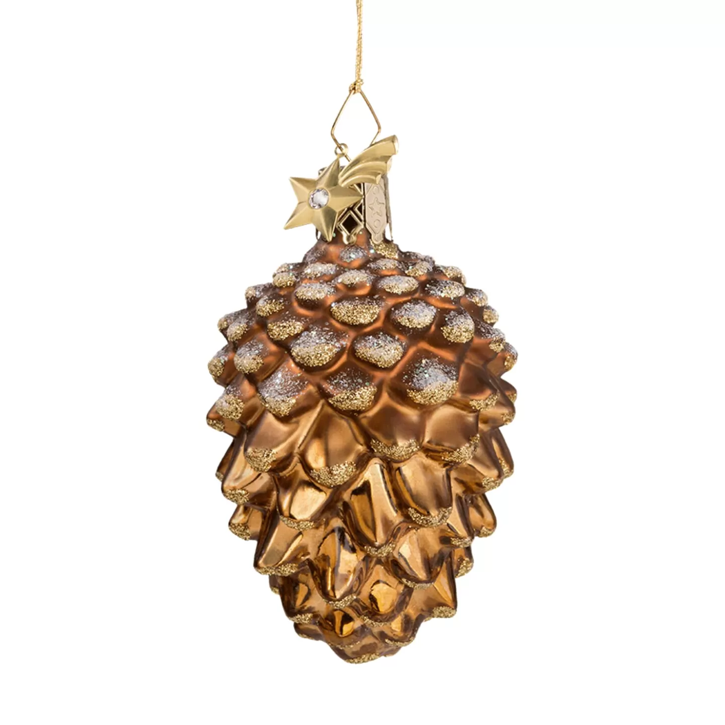 Poesie in Glas Glass Tree Decorations>Pine Cone