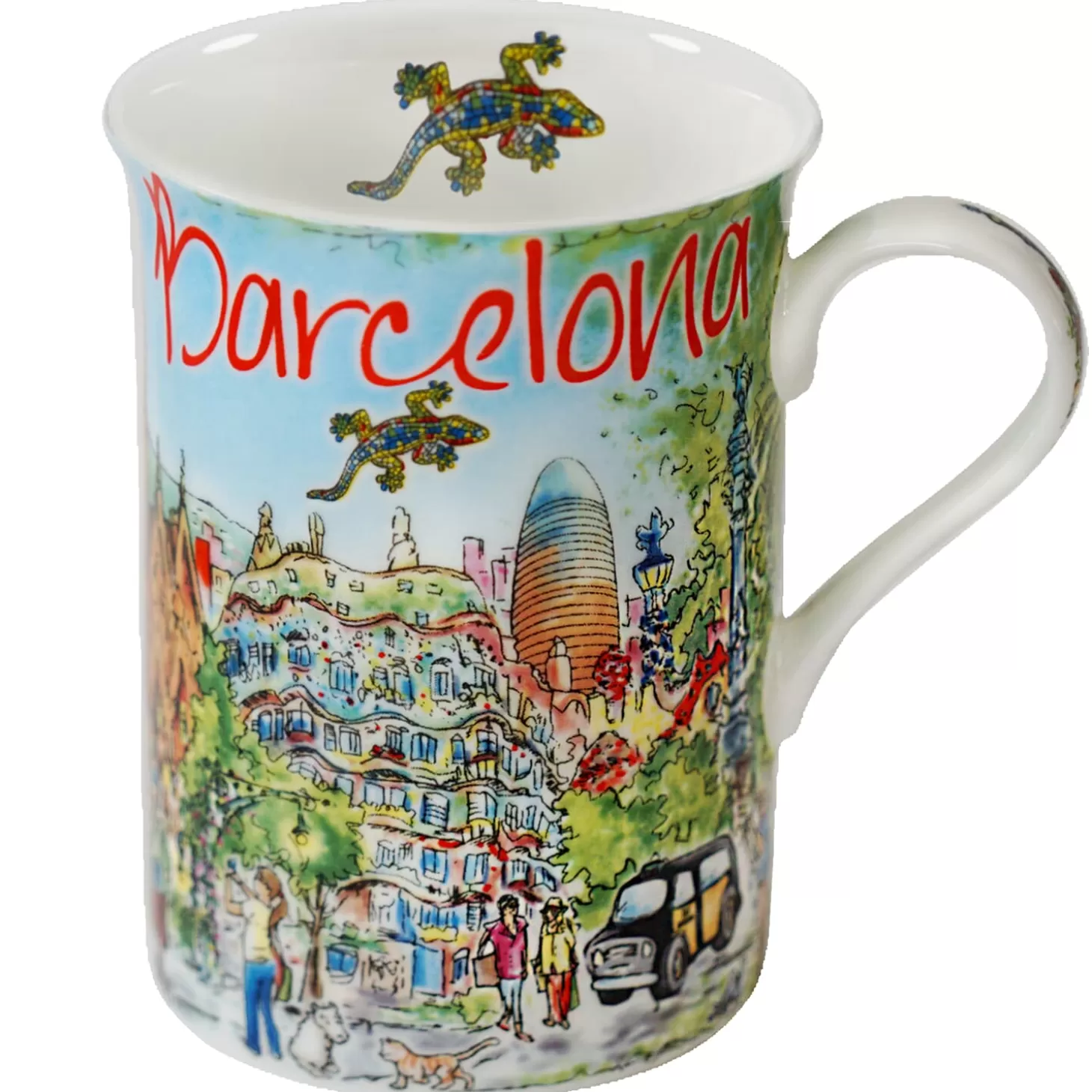 * Table Decorations>Porcelain Mug "Barcelona"