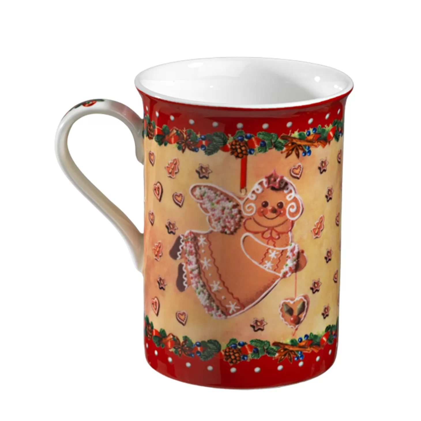 * Table Decorations>Porcelain Mug "Gingerbread Time"