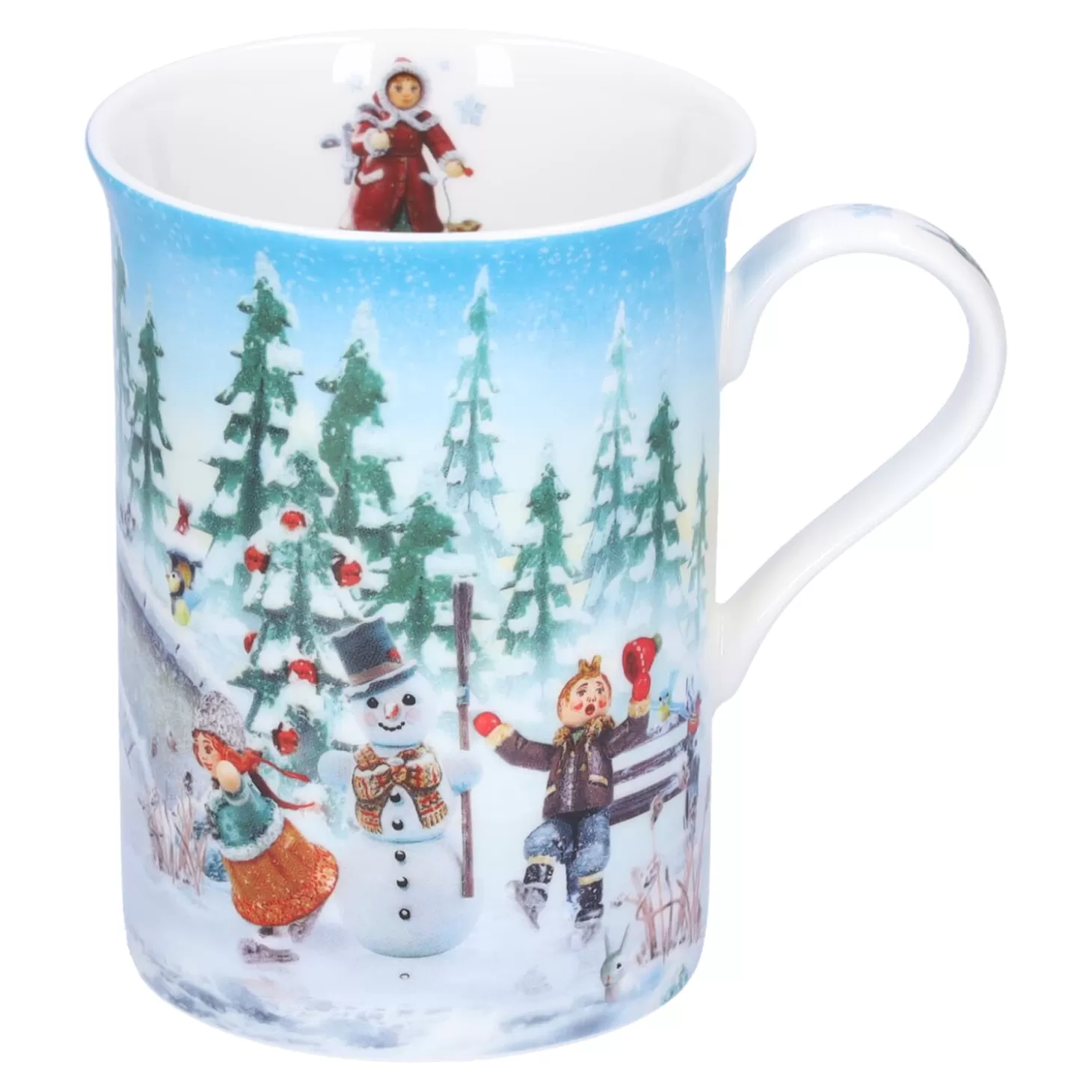 * Table Decorations>Porcelain Mug "Ice Skating"