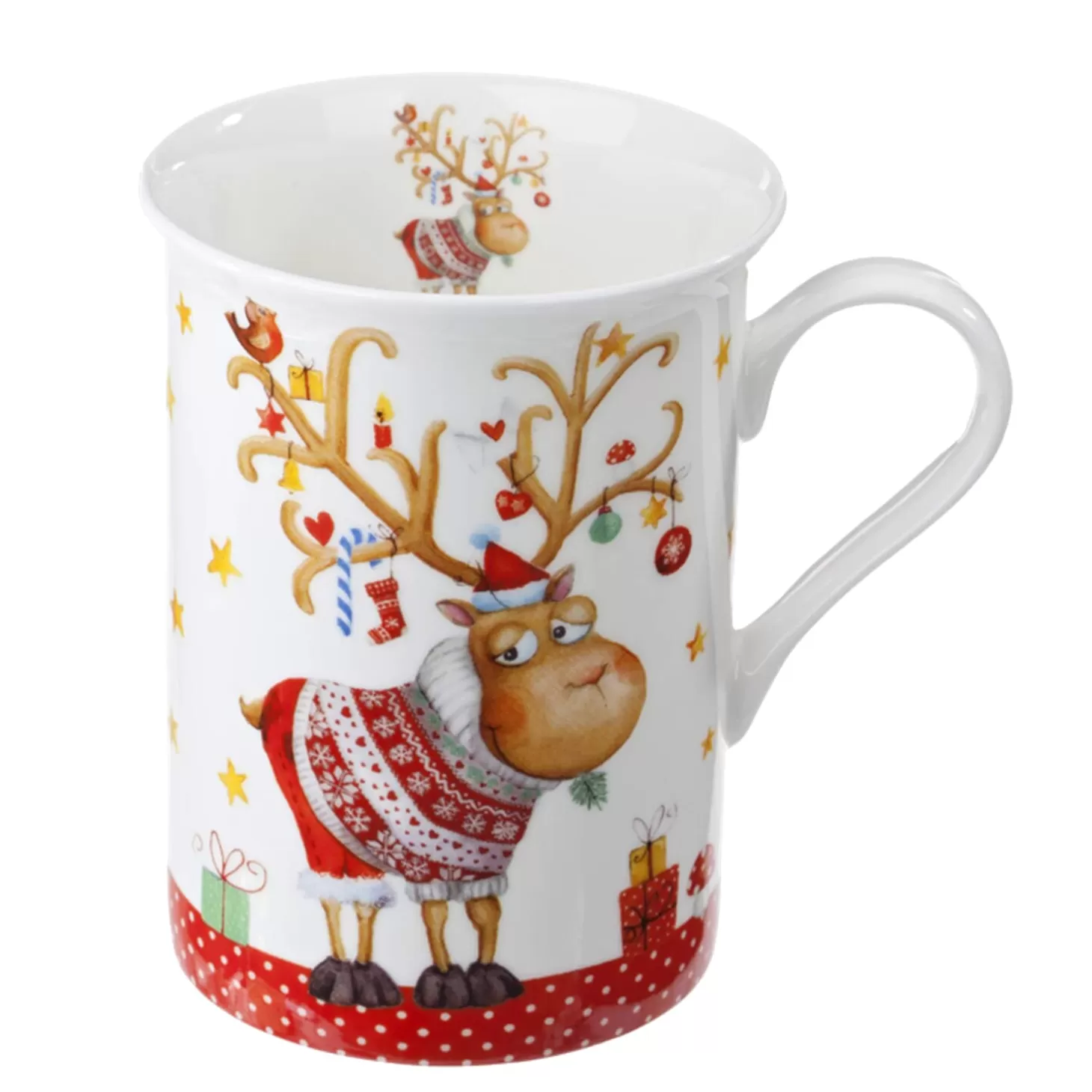 * Table Decorations>Porcelain Mug "Moose"