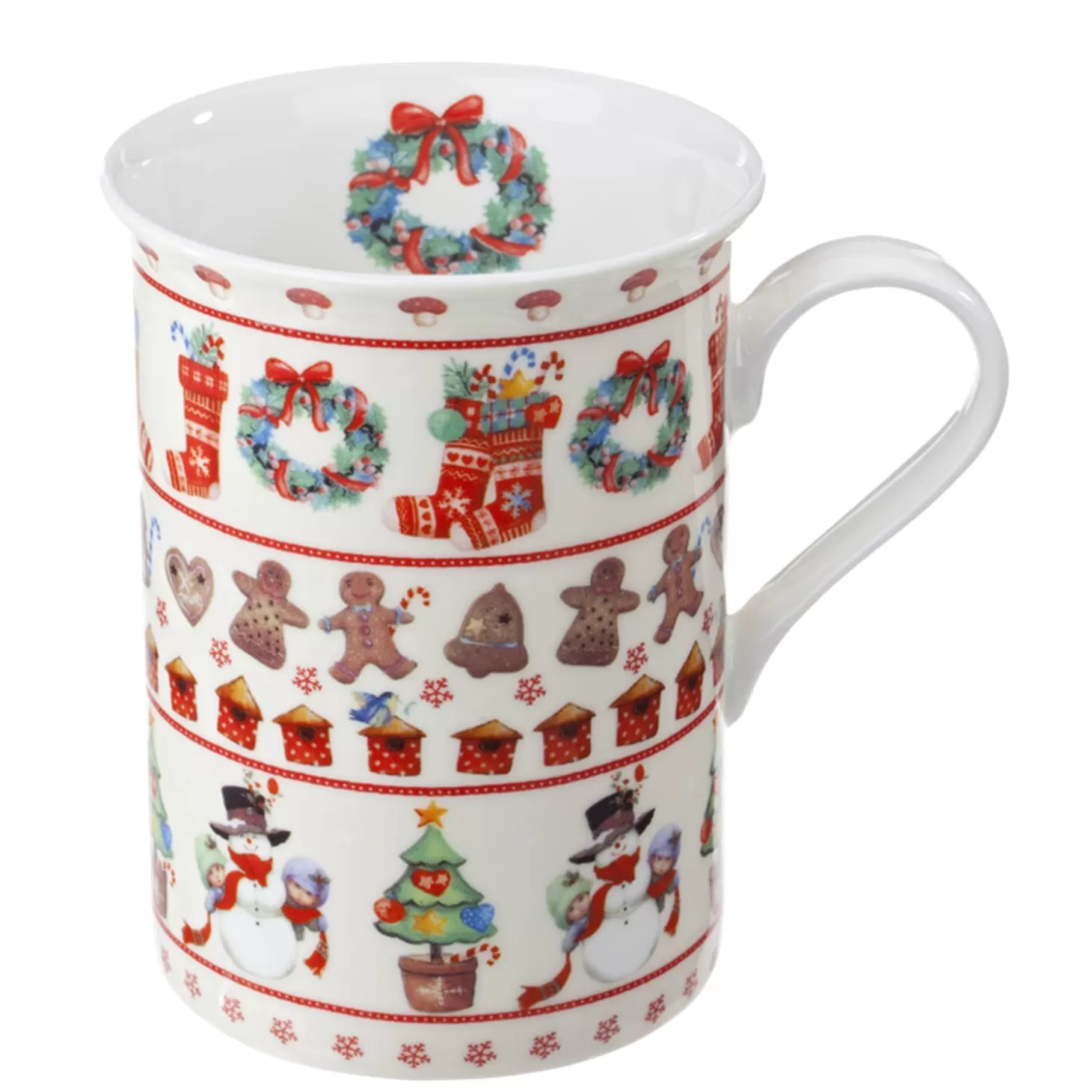 * Table Decorations>Porcelain Mug "Winter Time"