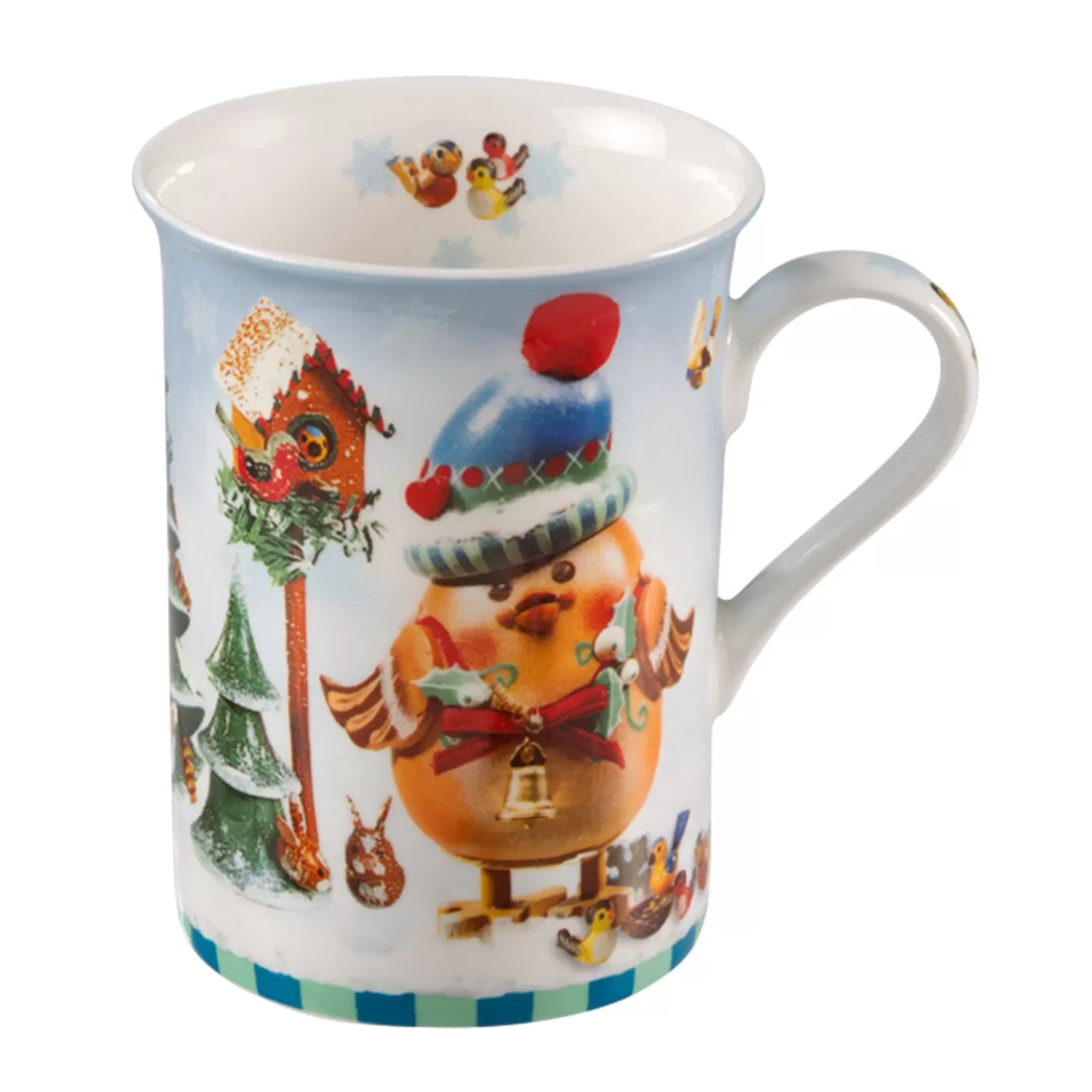 * Table Decorations>Porcelain Mug "Winter Twittering"