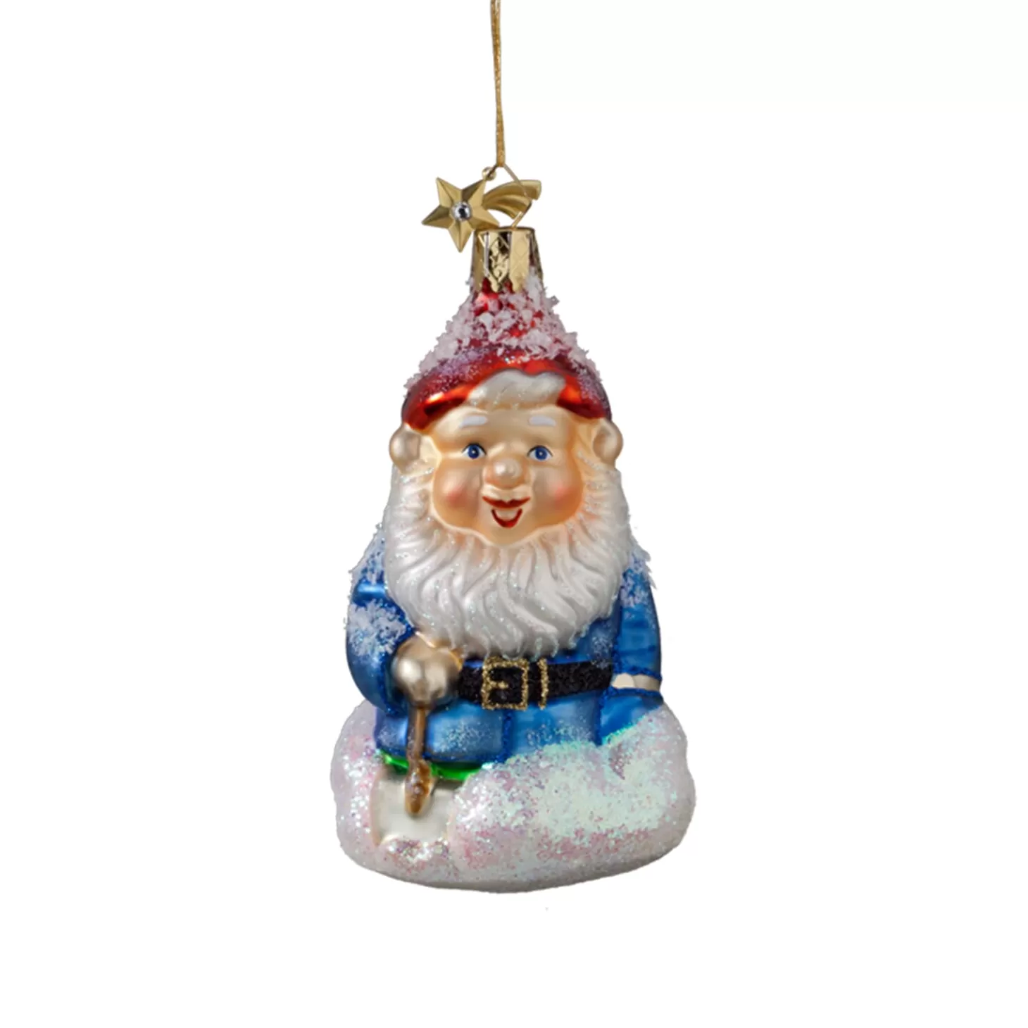 Poesie in Glas Glass Tree Decorations>Proud Garden Gnome