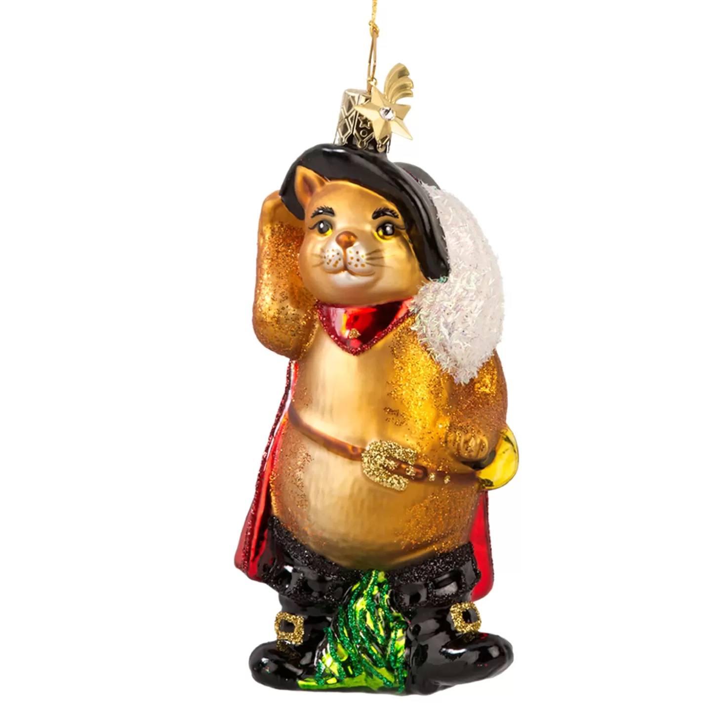 Poesie in Glas Glass Tree Decorations>Puss In Boots