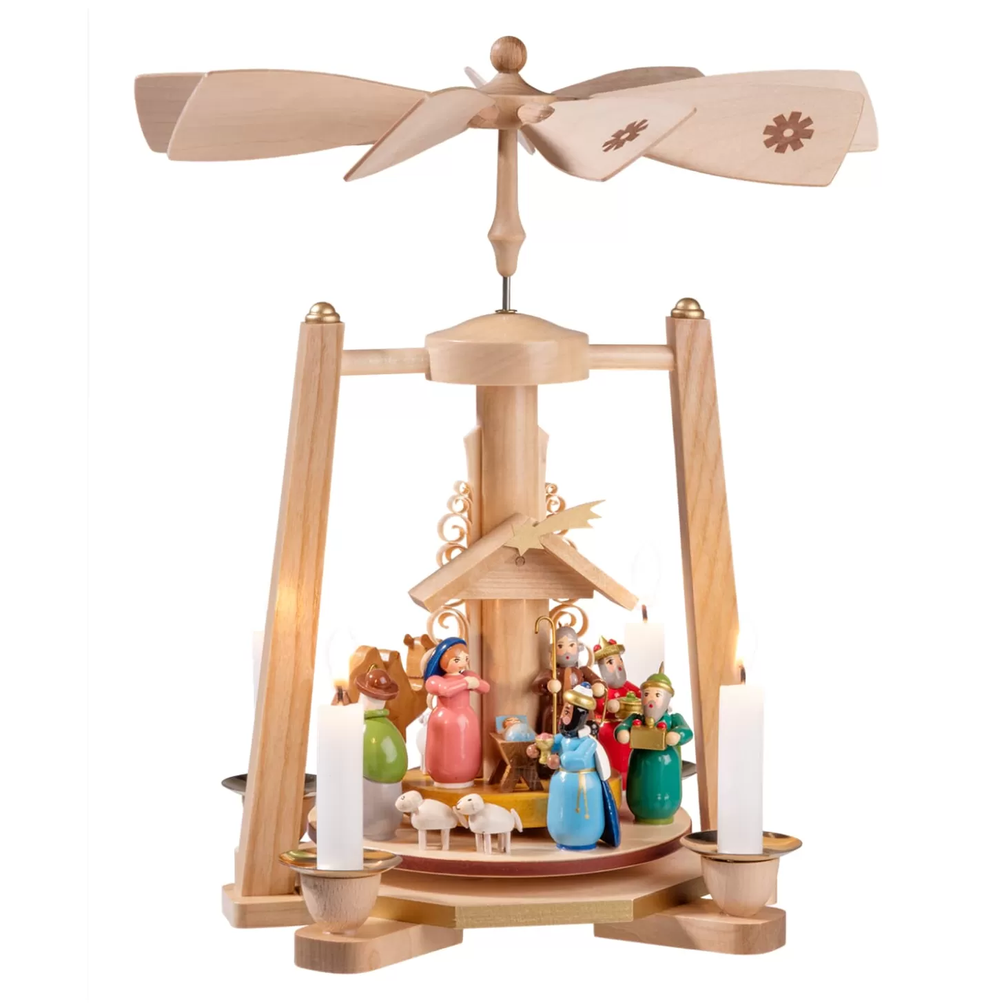 * Pyramids>Pyramid "Nativity Scene With The Three Wise Men"