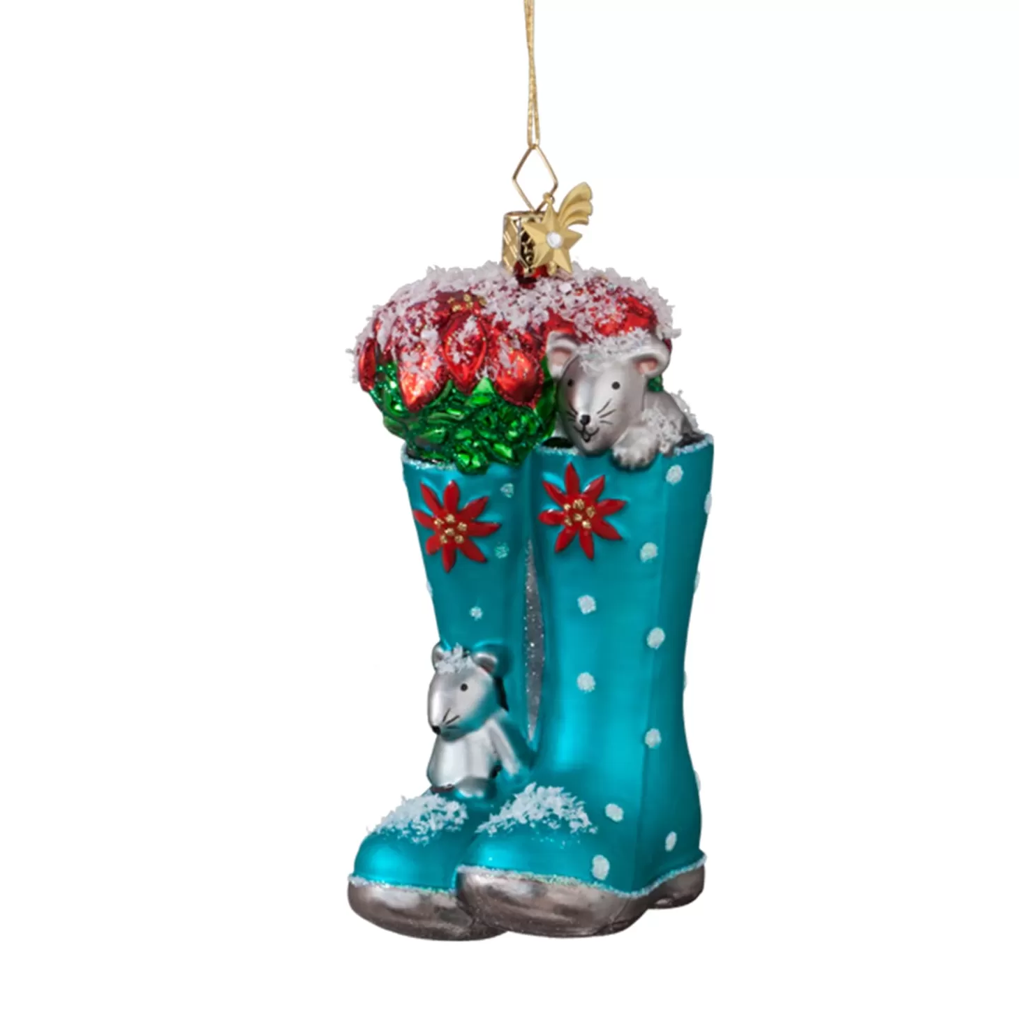 Poesie in Glas Glass Tree Decorations>Rubber Boots