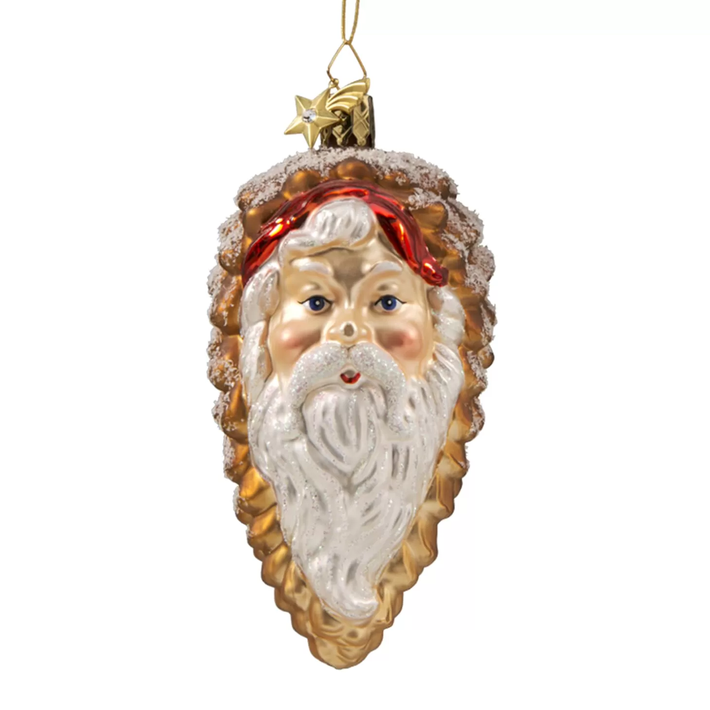 Poesie in Glas Glass Tree Decorations>Santa